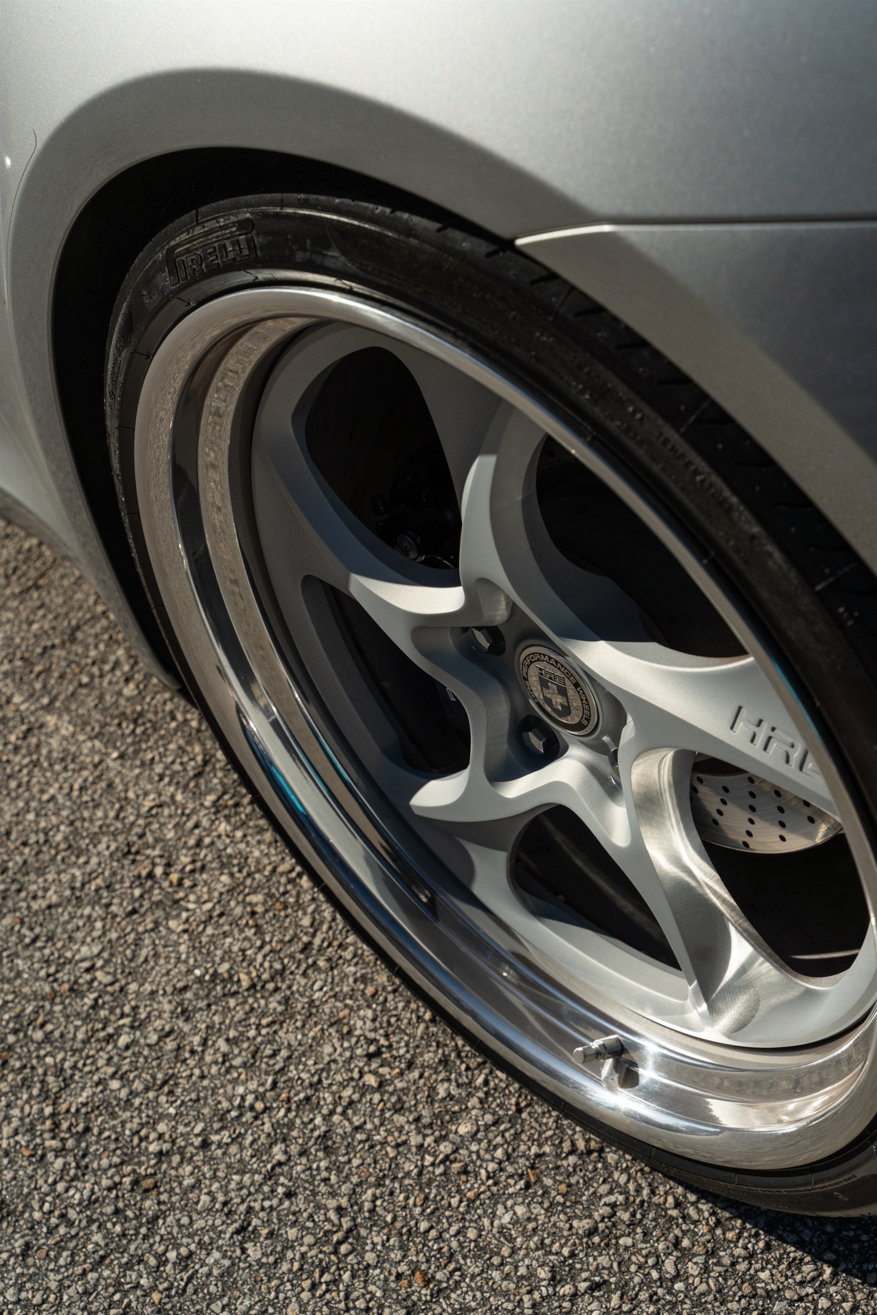 Porsche 992 GTS | Ice Gray Metallic | on HRE 522 FMR | Satin Silver