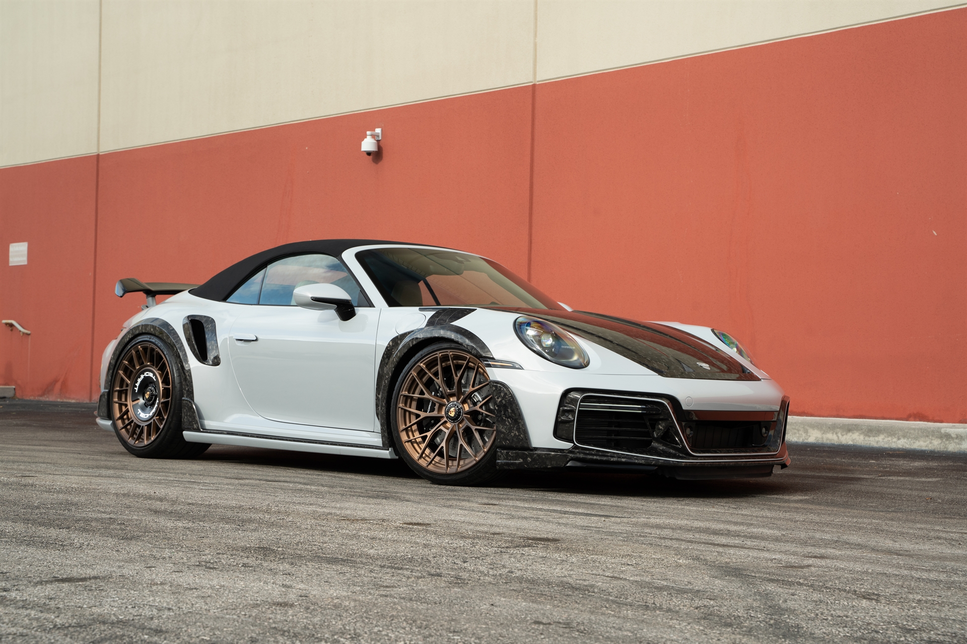 TECHART 992 Turbo S | GT-Street R America 1 of 10 | on ANRKY AN20 + AN20 Aerosport TECHART Wheels | Carrera White/ Satin Brushed Bronze