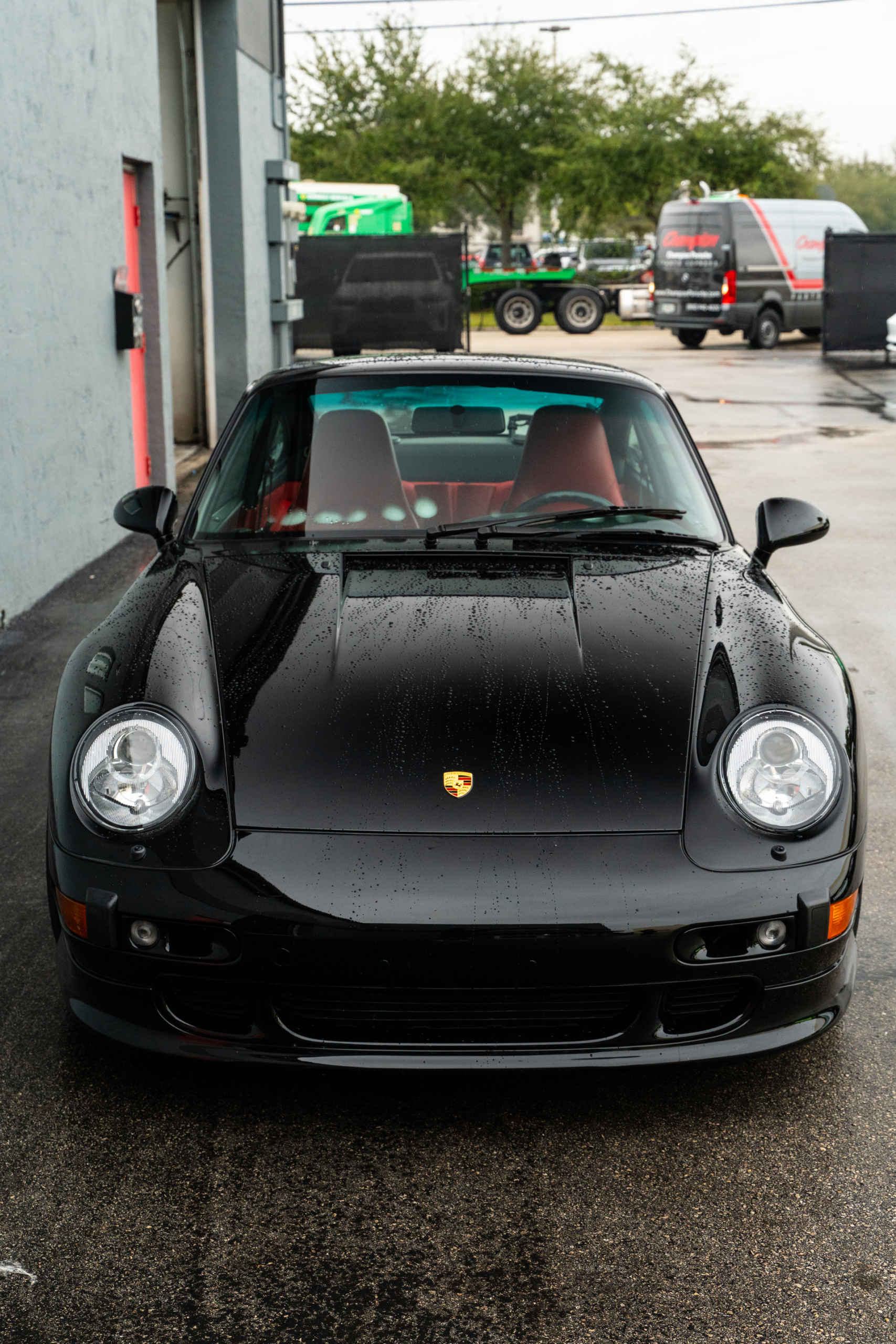 Porsche 993 Turbo | Black | on 1886 S009 Wheels | Brushed Clear