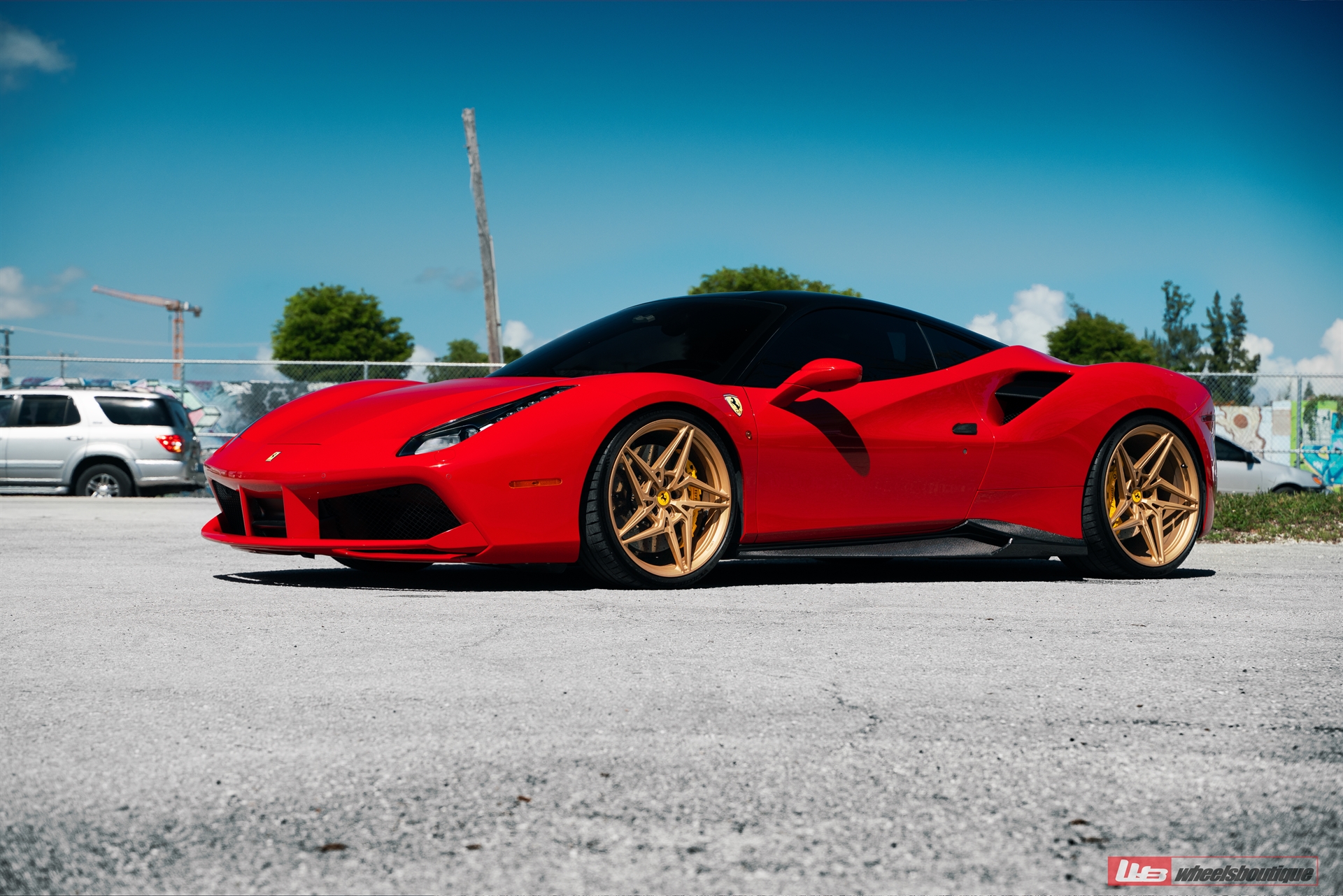 Ferrari 488 GTB | Rosso Corza | on ANRKY S1-X3 | Satin Gold