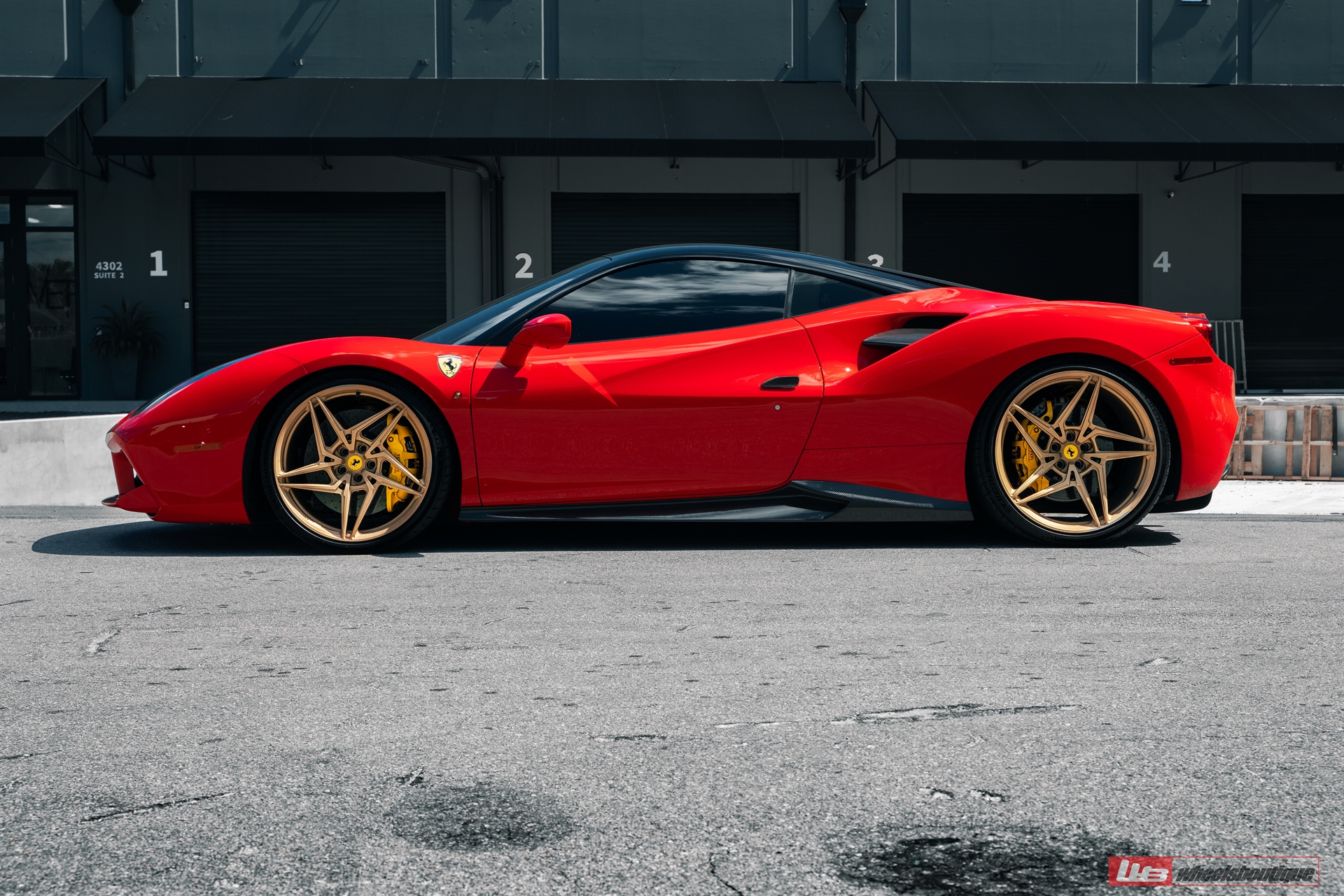 Ferrari 488 GTB | Rosso Corza | on ANRKY S1-X3 | Satin Gold