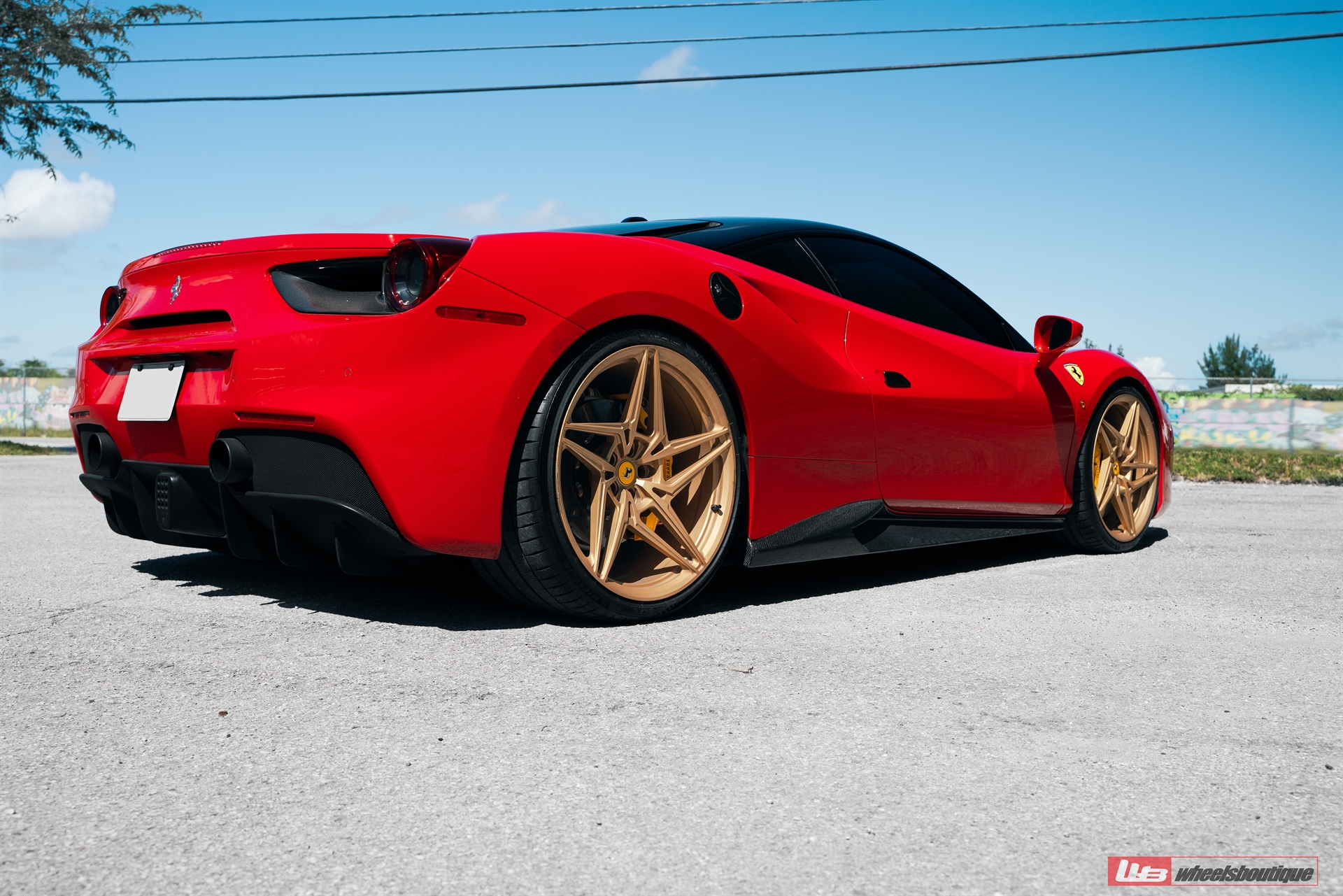 Ferrari 488 GTB | Rosso Corza | on ANRKY S1-X3 | Satin Gold