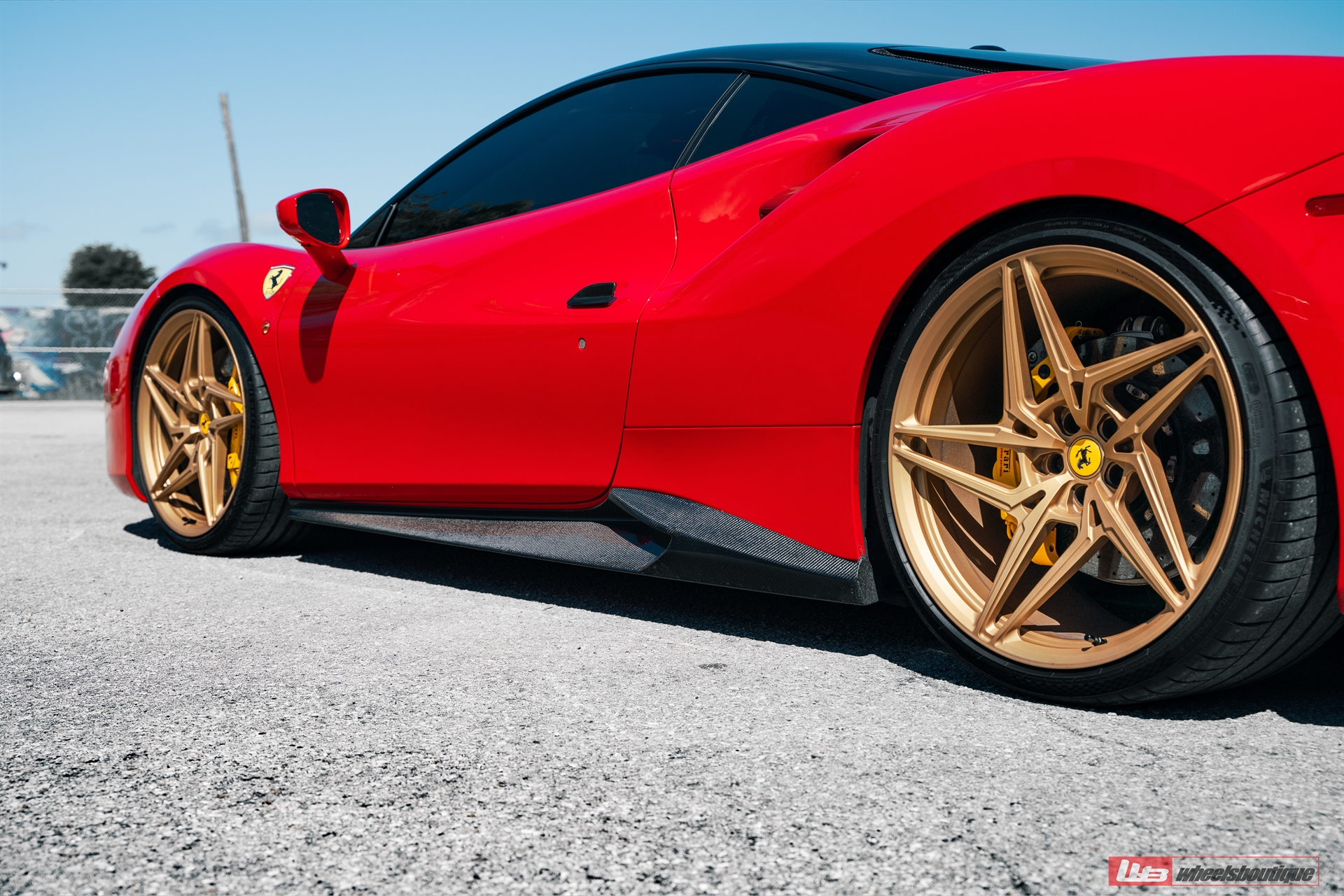 Ferrari 488 GTB | Rosso Corza | on ANRKY S1-X3 | Satin Gold