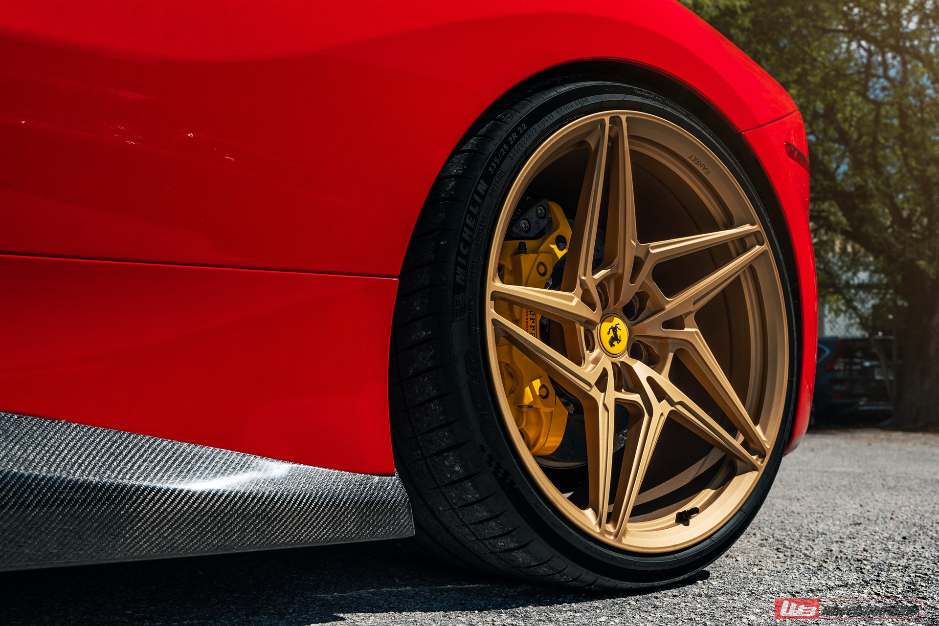 Ferrari 488 GTB | Rosso Corza | on ANRKY S1-X3 | Satin Gold