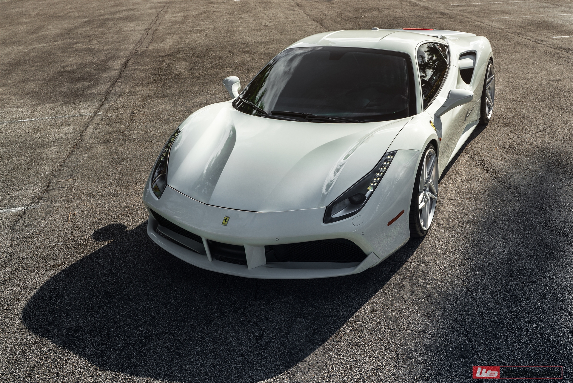 Ferrari 488 GTB | Bianco Fuji | on ANRKY S1-X3 | Brushed Clear