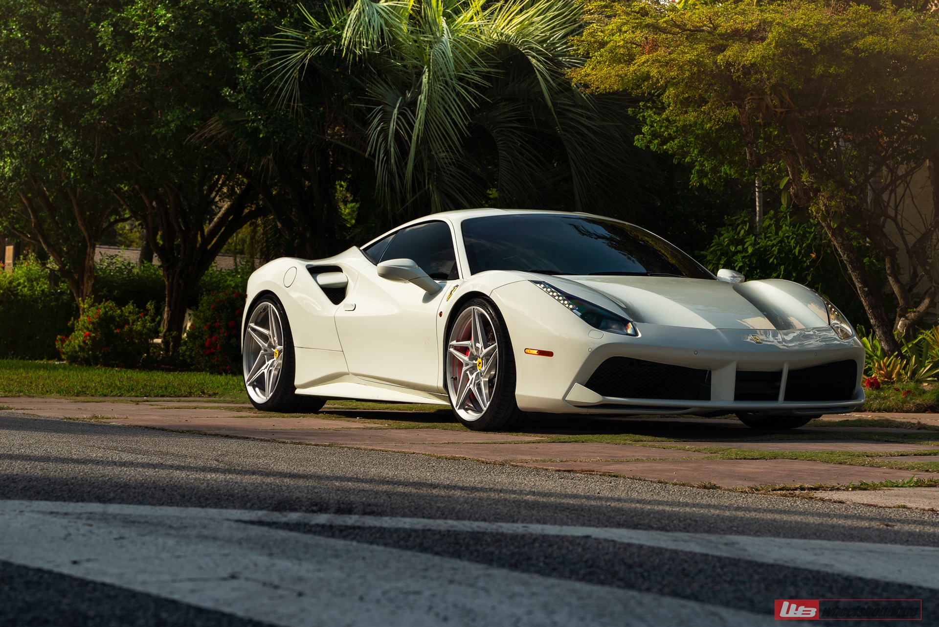 Ferrari 488 GTB | Bianco Fuji | on ANRKY S1-X3 | Brushed Clear