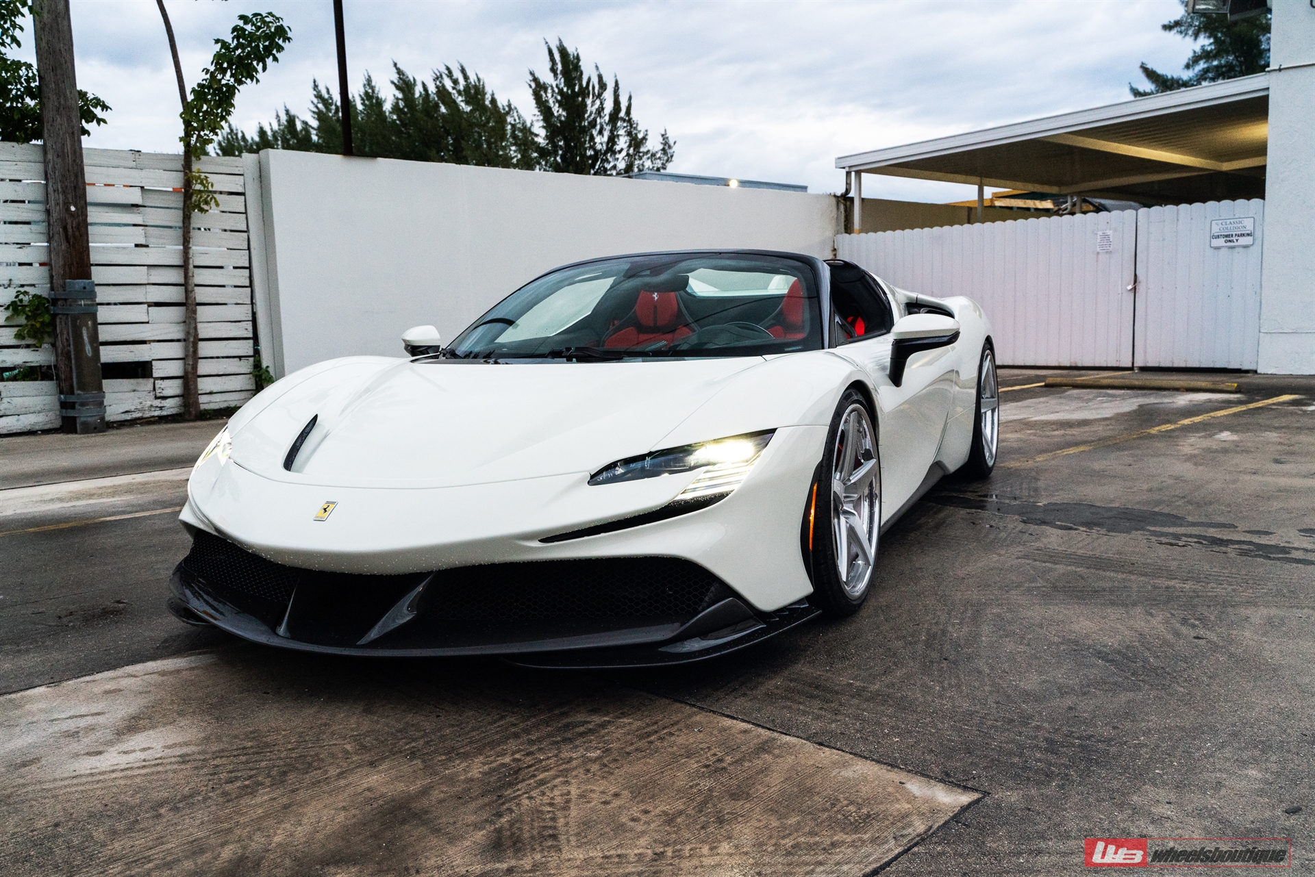 Ferrari SF90 Spider | Bianco Avus | on ANRKY RS5.3 | Brushed Clear