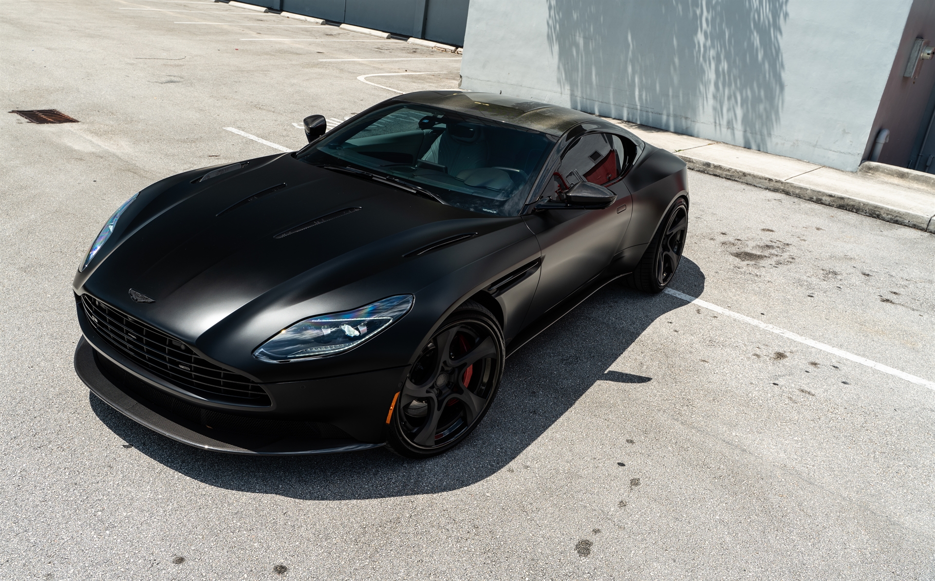 Aston Martin | Satin Jet Black | on ANRKY XR-305 | Satin Mirror Polished Smoke