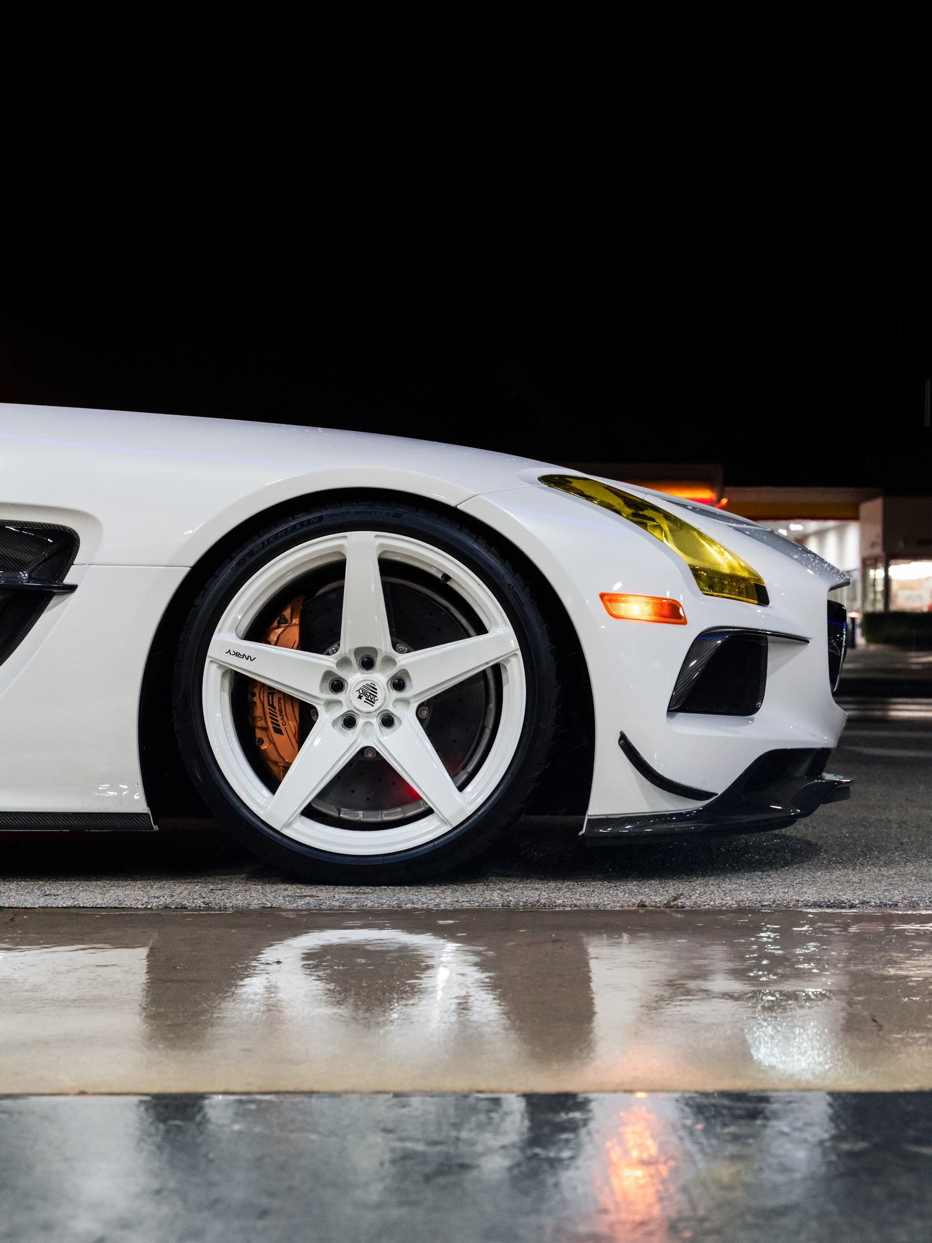 Mercedes Benz SLS Black Series | Mystic White | on ANRKY RS5.1 | Mystic White