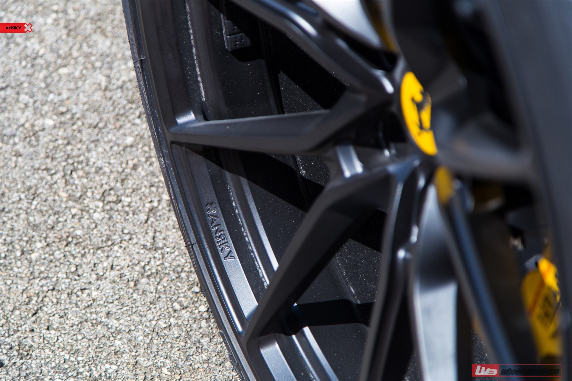 FERRARI 488 SPIDER | Azzuro La Plata | on ANRKY AN12 | Satin Black