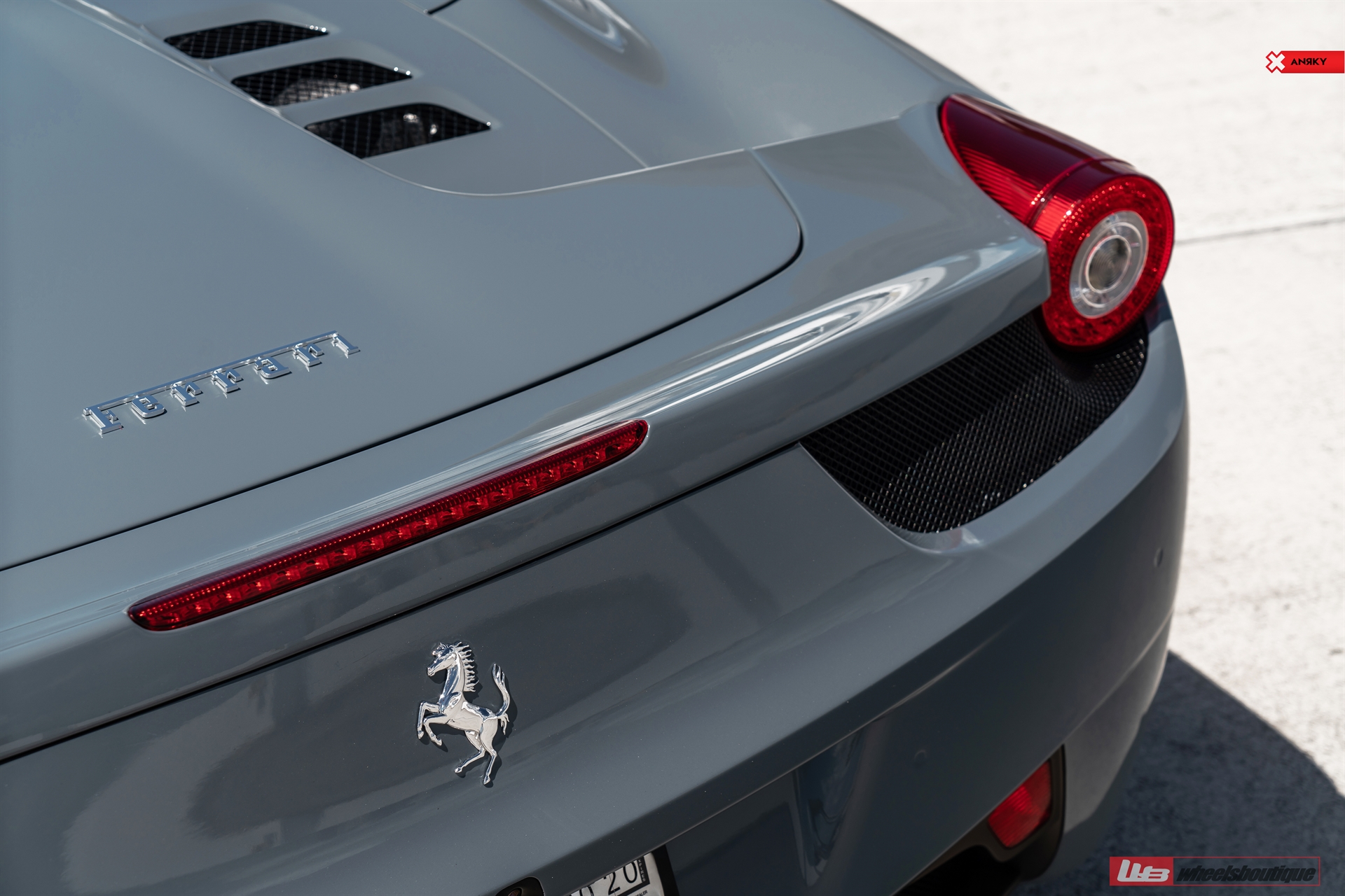 FERRARI 458 SPIDER ON ANRKY S3-X3