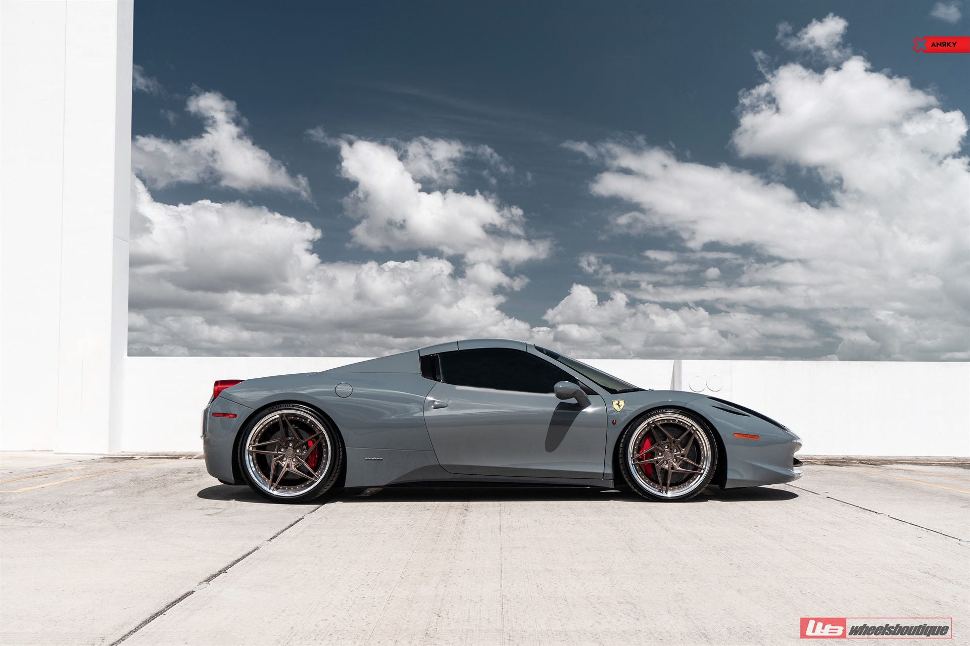 FERRARI 458 SPIDER ON ANRKY S3-X3