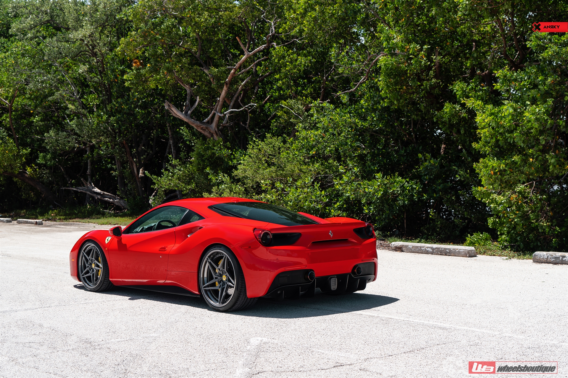 Ferrari 488 GTB | Rosso Corza | on ANRKY S3-X3 | Polished Smoke