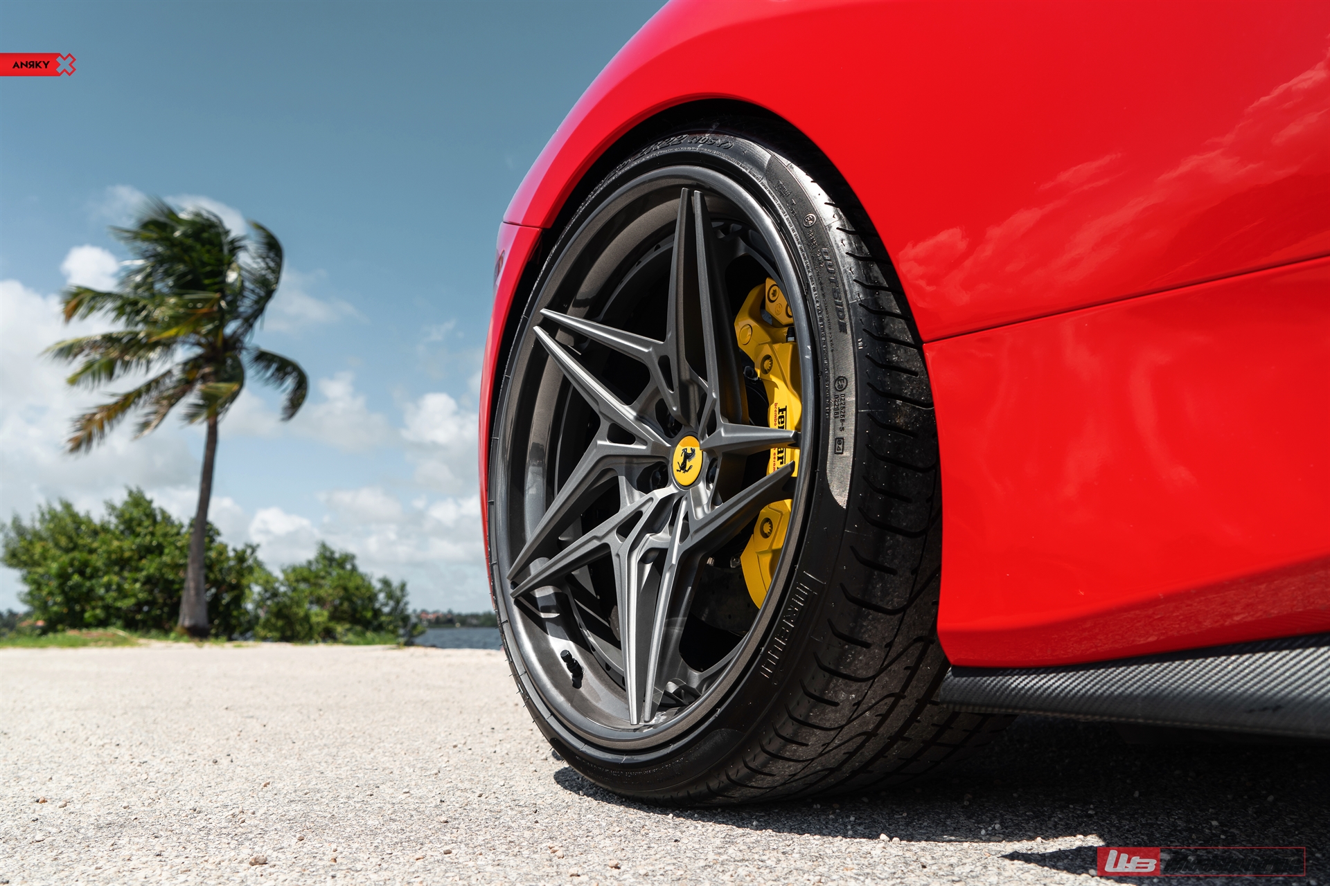 Ferrari 488 GTB | Rosso Corza | on ANRKY S3-X3 | Polished Smoke