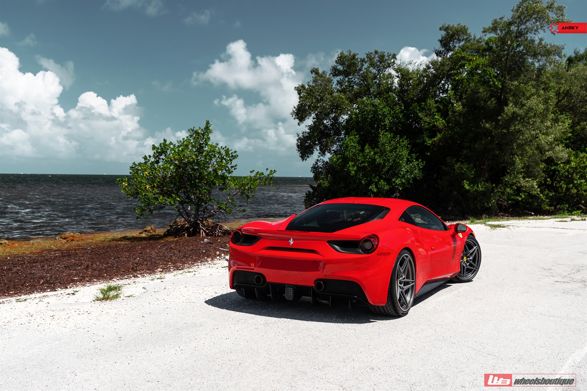 Ferrari 488 GTB | Rosso Corza | on ANRKY S3-X3 | Polished Smoke