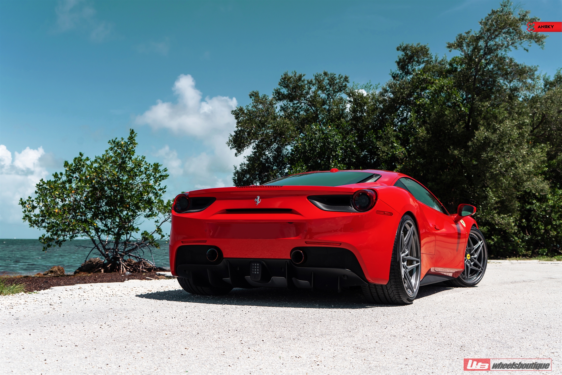 Ferrari 488 GTB | Rosso Corza | on ANRKY S3-X3 | Polished Smoke