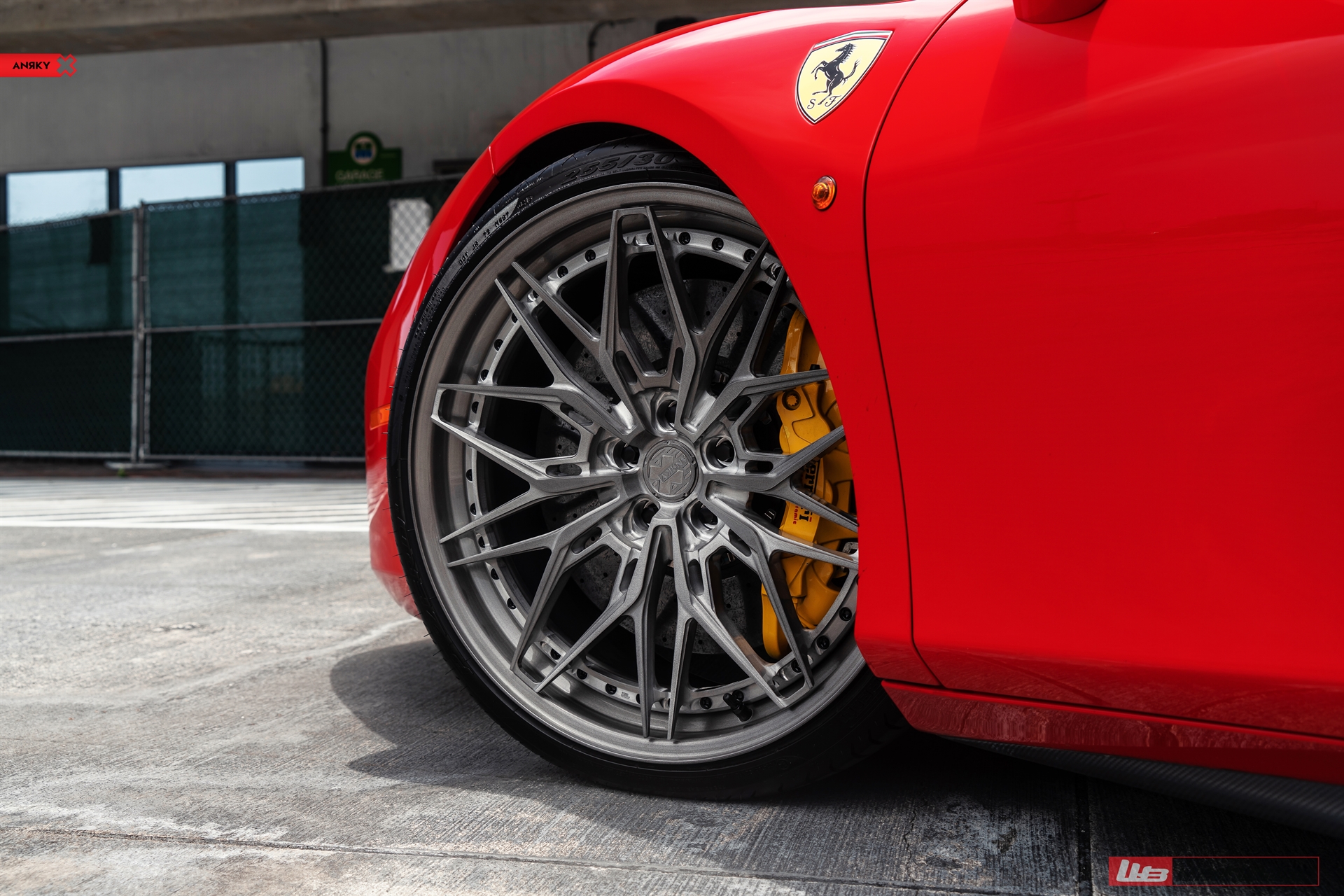 Ferrari 488 GTB | Rosso Corza| on ANRKY S3-X1 | Brushed Dark Clear