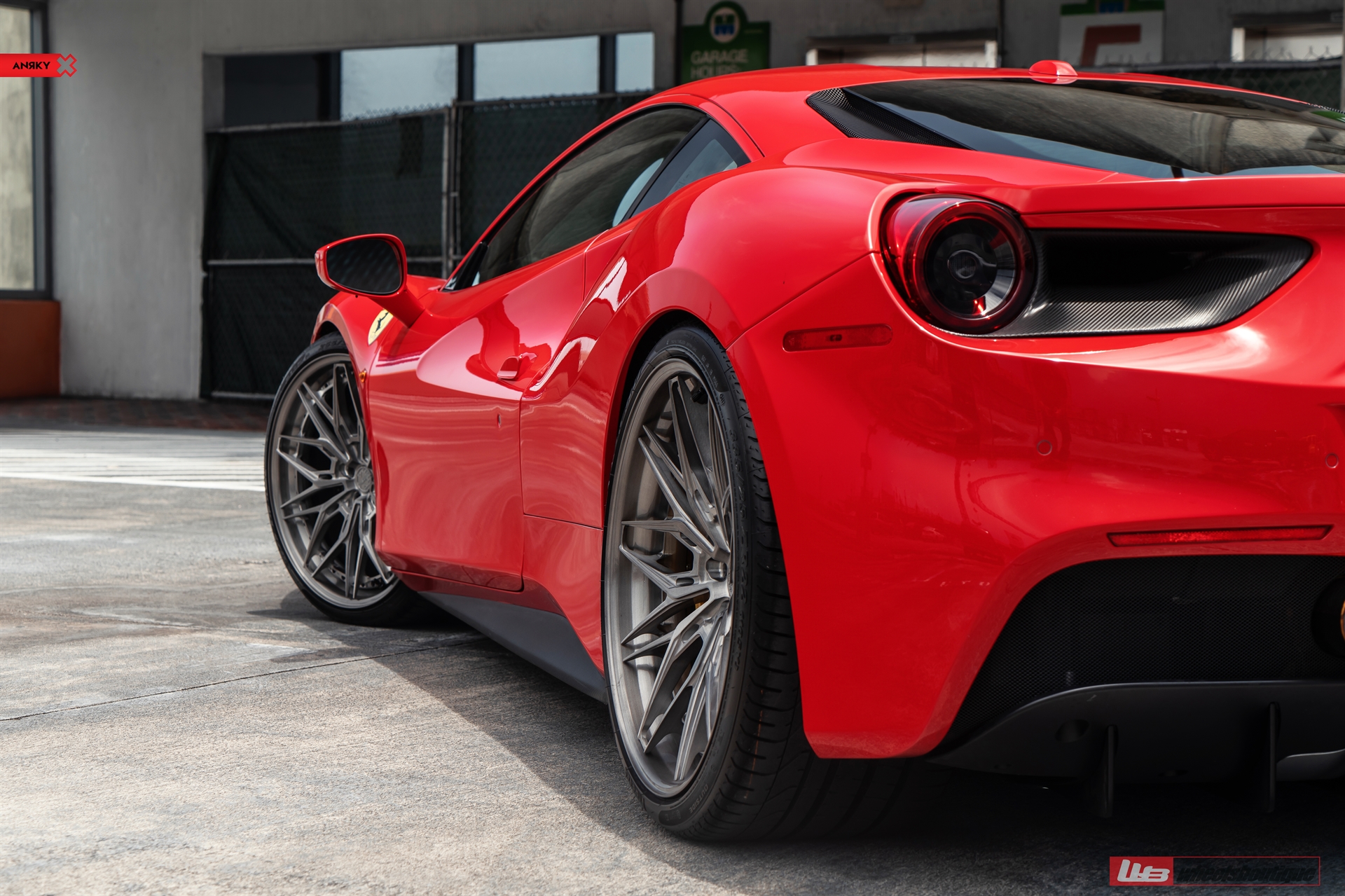 Ferrari 488 GTB | Rosso Corza| on ANRKY S3-X1 | Brushed Dark Clear
