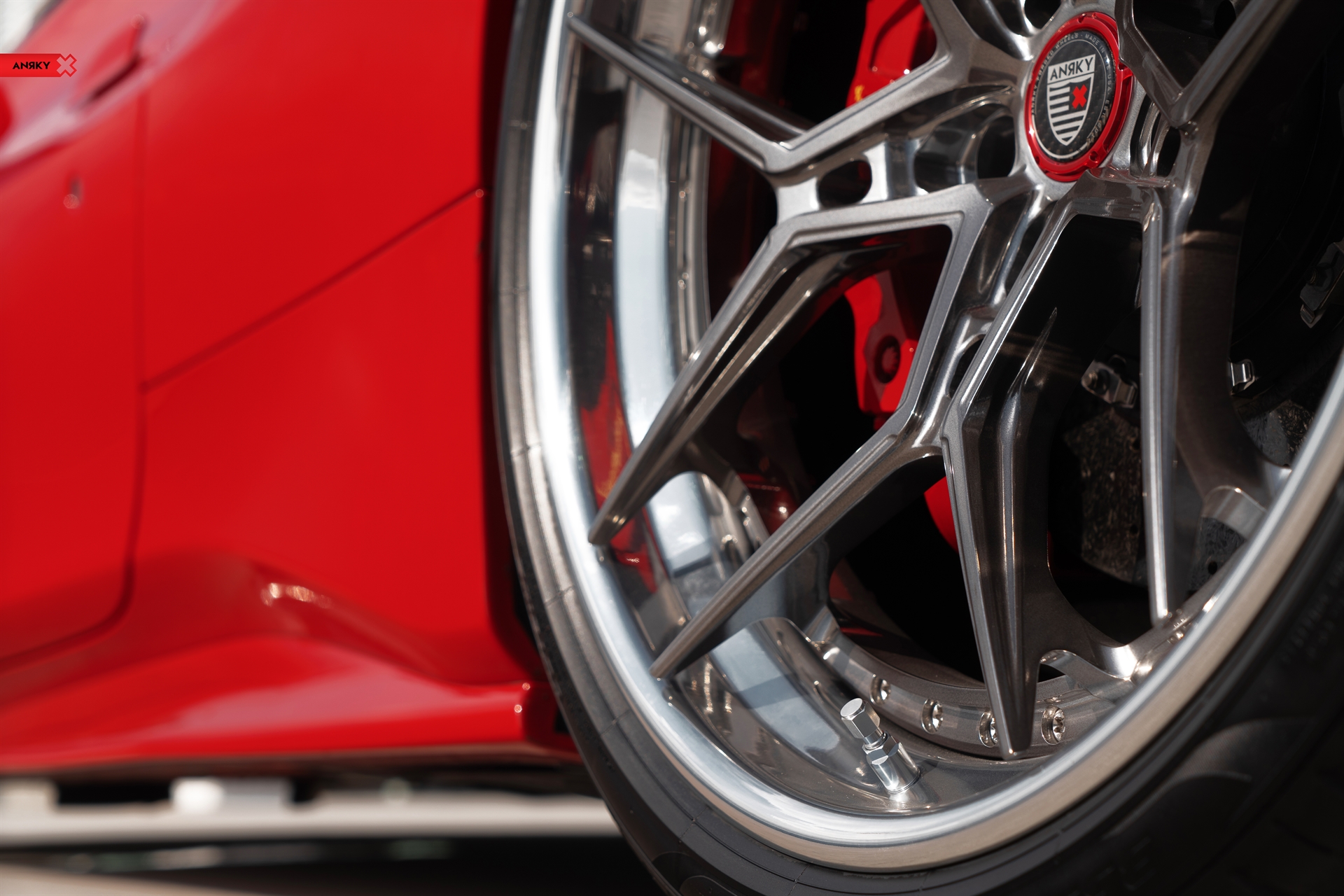 Ferrari 488 Spider | Rosso Corza | ANRKY S3-X4 | Polished Dark Clear