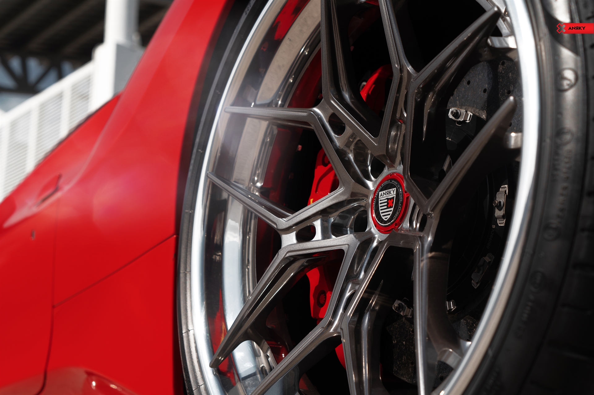 Ferrari 488 Spider | Rosso Corza | ANRKY S3-X4 | Polished Dark Clear