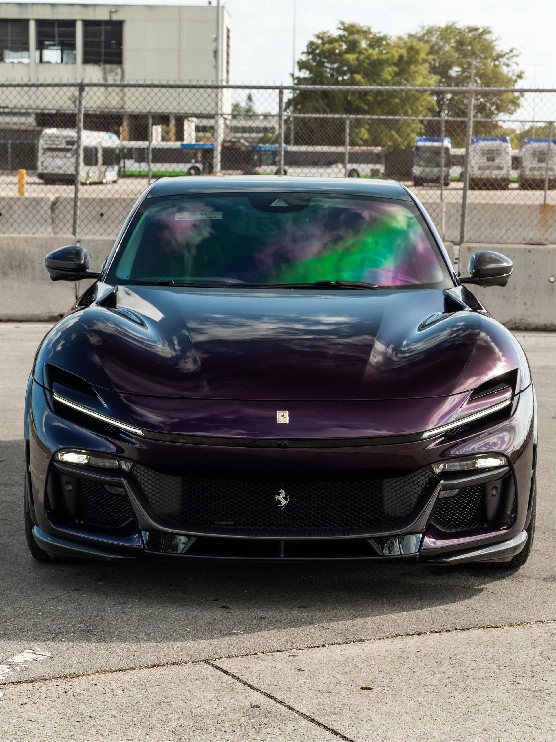 Ferrari Purosangue | Hong Kong Viola | on HRE P204 | Satin Black