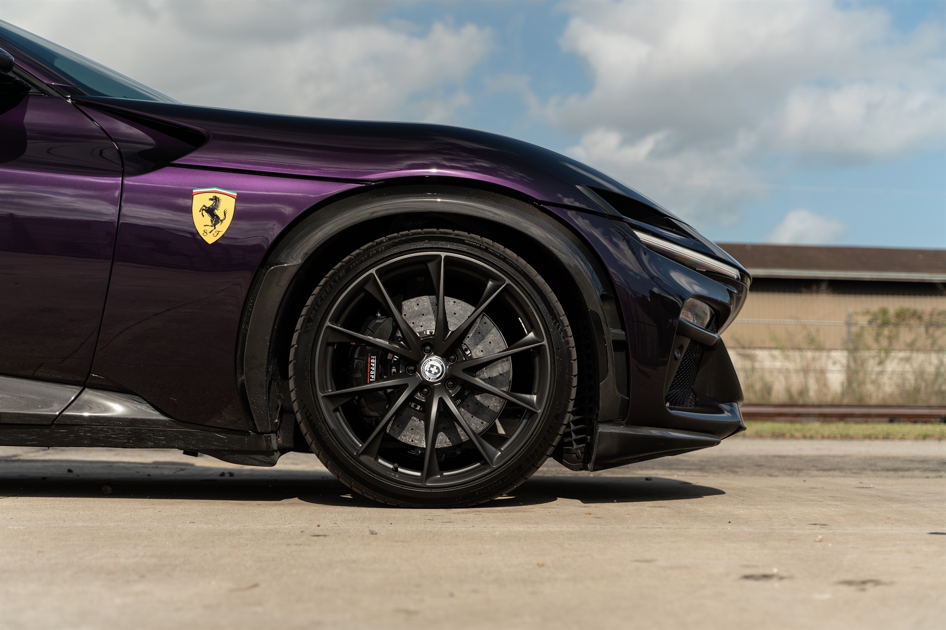 Ferrari Purosangue | Hong Kong Viola | on HRE P204 | Satin Black