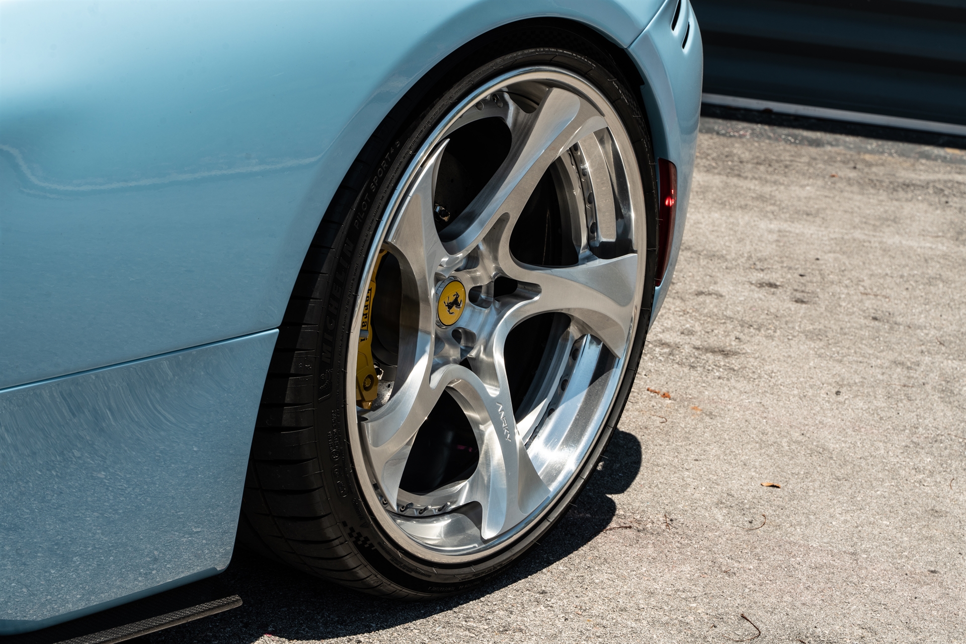 Ferrari SF90 | Azzurro La Platta | on ANRKY XR-305 | Polished Clear