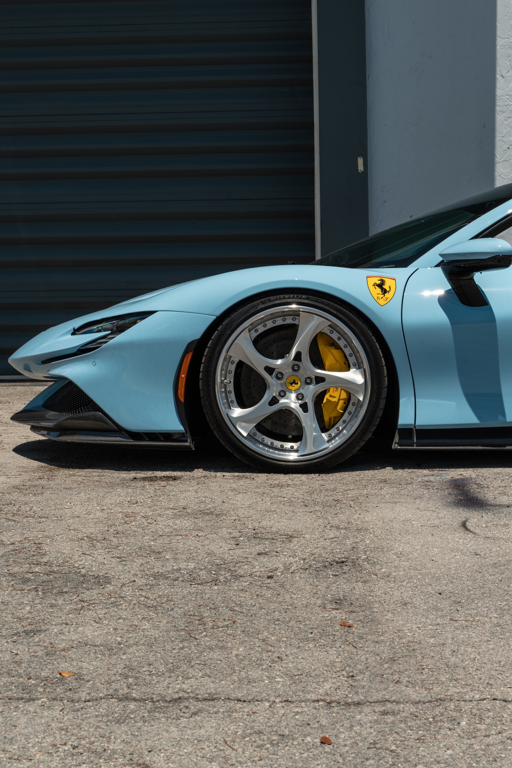 Ferrari SF90 | Azzurro La Platta | on ANRKY XR-305 | Polished Clear