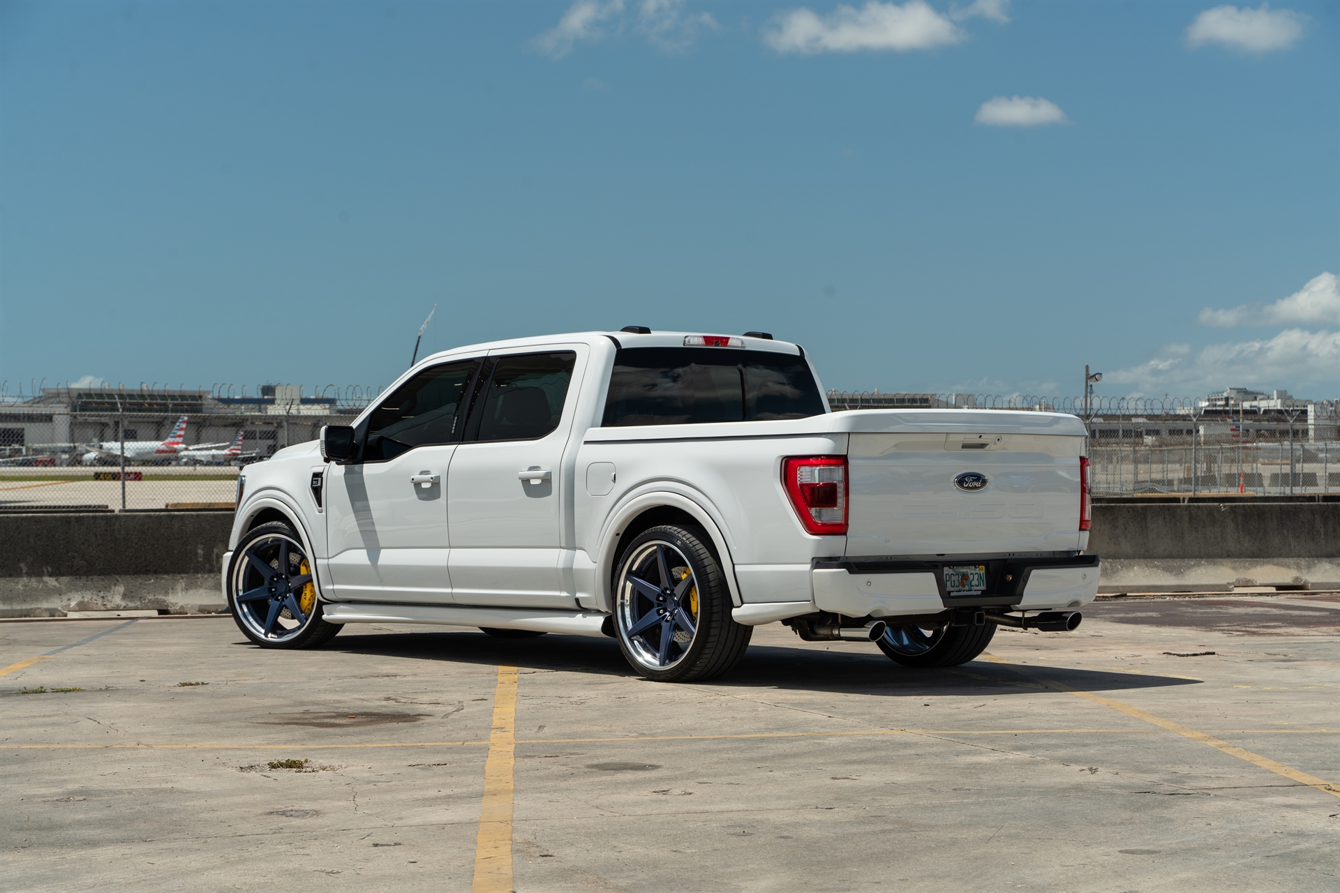 Shelby Super Snake Ford F-150 | Oxford White | on ANRKY RS6.3 | Satin Space Blue