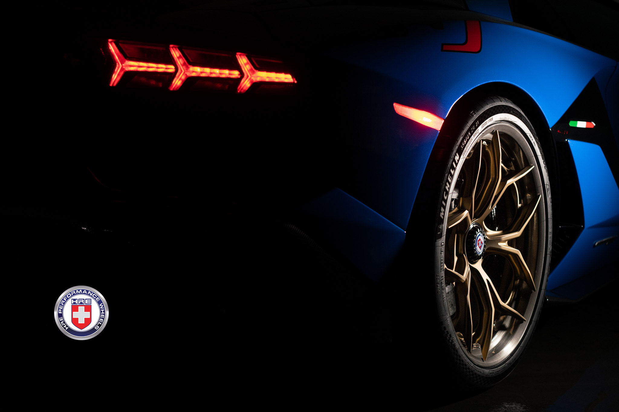 Lamborghini Aventador SVJ with HRE S111SC in Frozen Polished Champagne