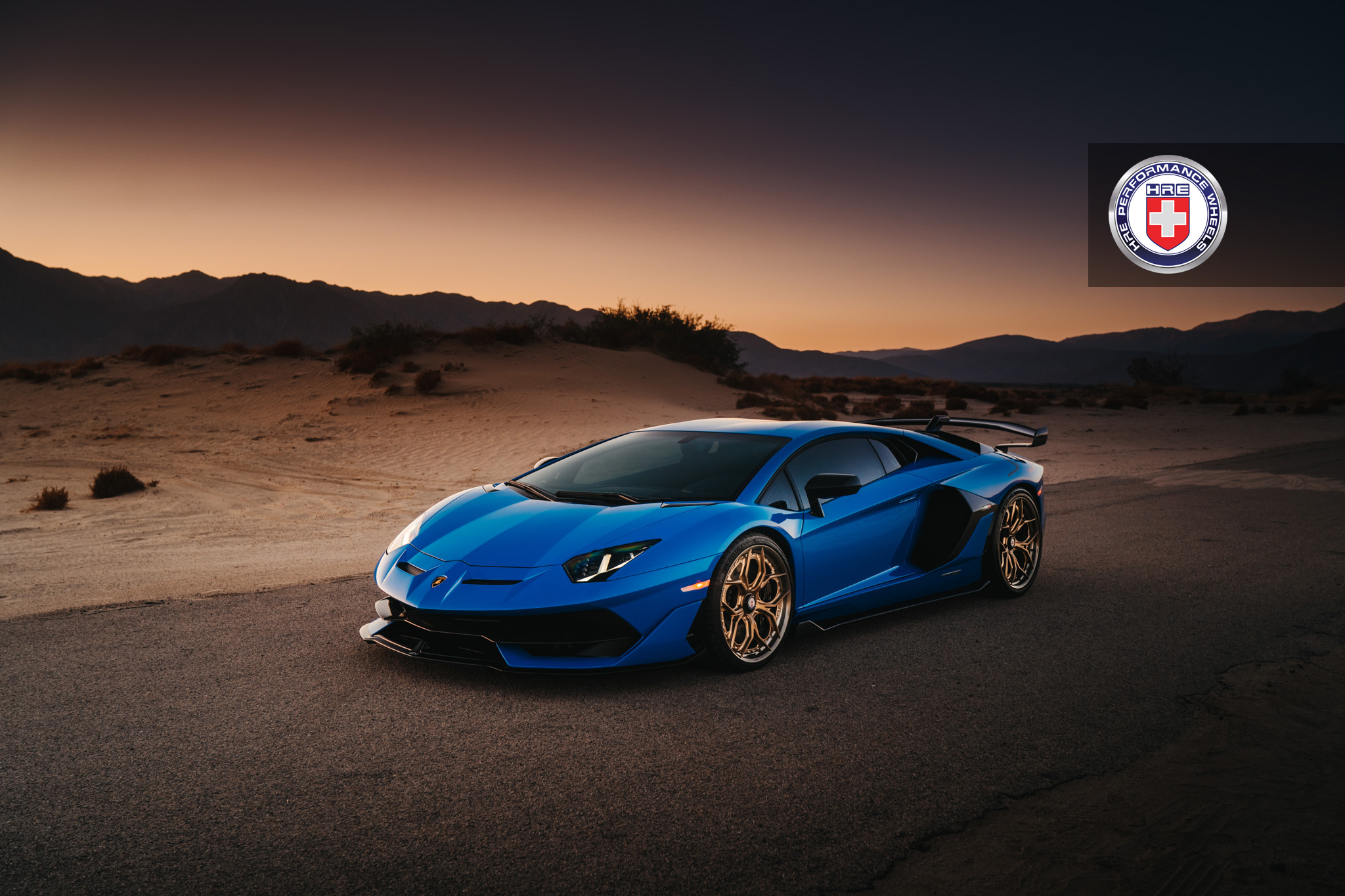 Lamborghini Aventador SVJ with HRE S111SC in Frozen Polished Champagne