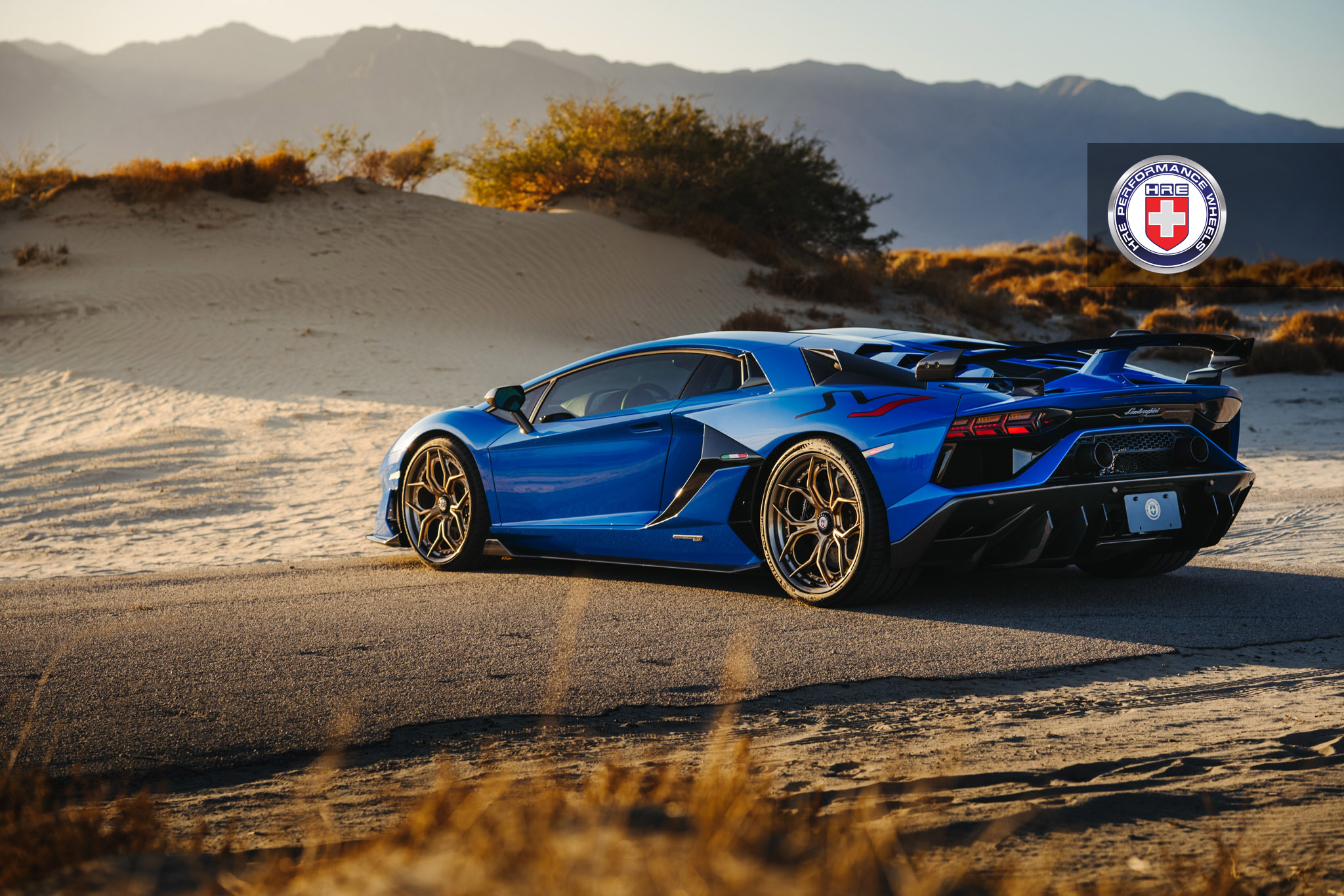 Lamborghini Aventador SVJ with HRE S111SC in Frozen Polished Champagne