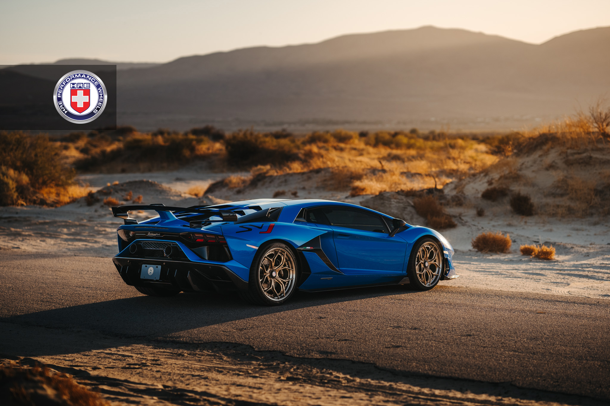 Lamborghini Aventador SVJ with HRE S111SC in Frozen Polished Champagne