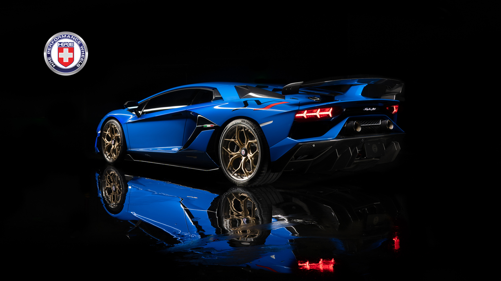 Lamborghini Aventador SVJ with HRE S111SC in Frozen Polished Champagne