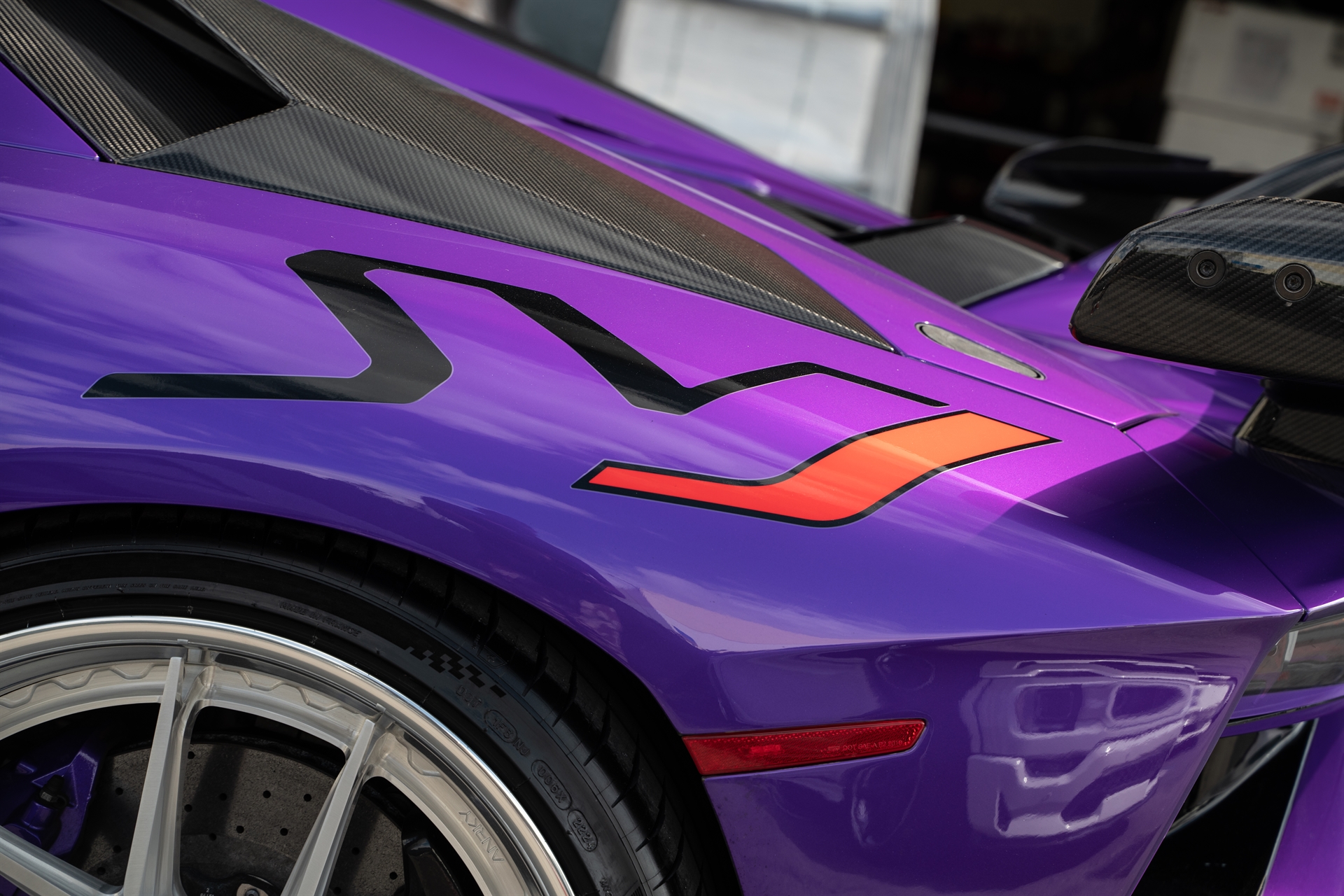 Lamborghini Aventador SVJ Roadster | Viola Parsafe | on ANRKY XR-301 | Brushed Clear