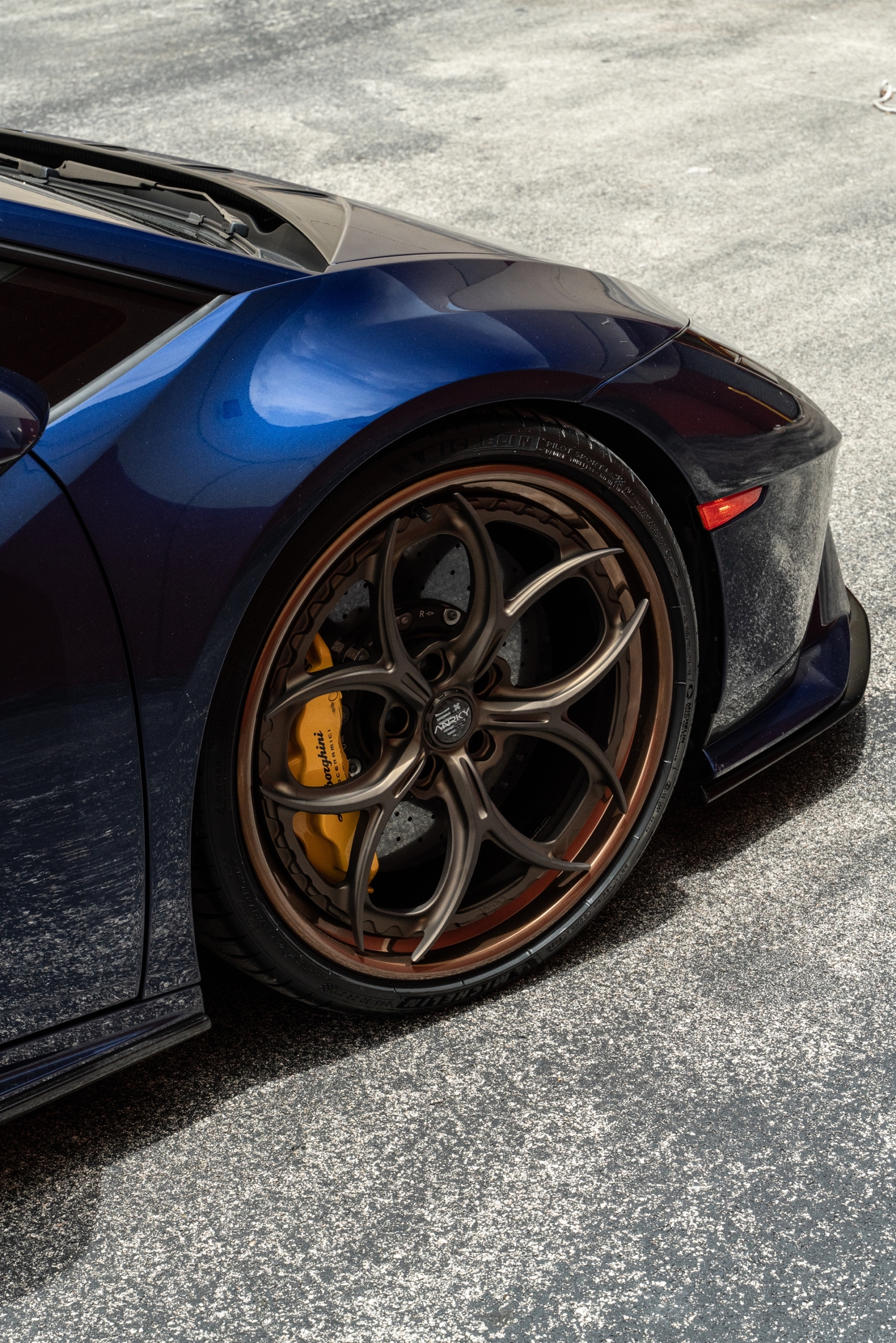 Lamborghini Huracan Tecnica | Blu Grifo | on ANRKY S3-X0 | Satin Bronze