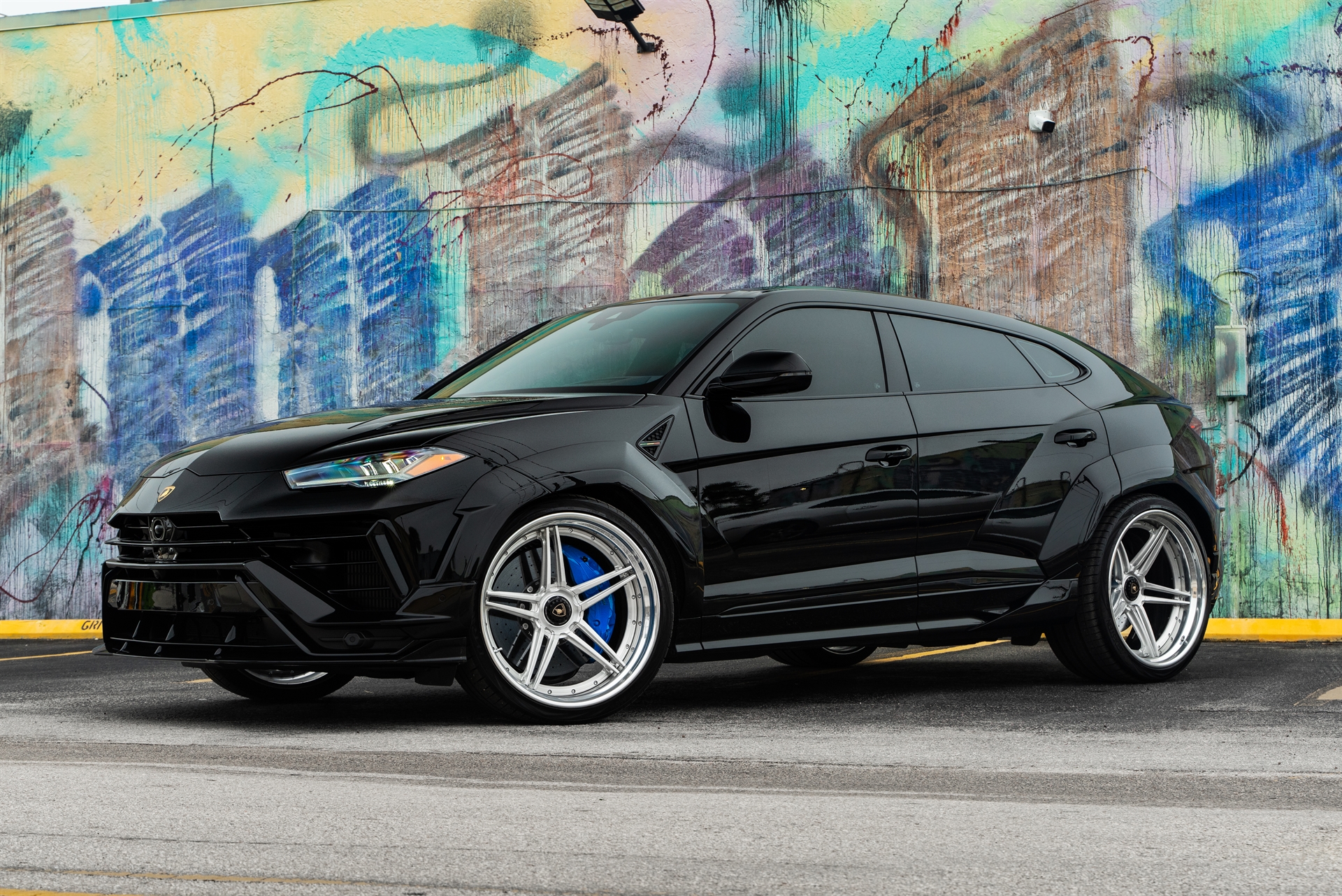 Lamborghini Urus S | Nero Noctis | 1016 Vision Widebody | on 1886 XR-003 Wheels | Brushed Clear
