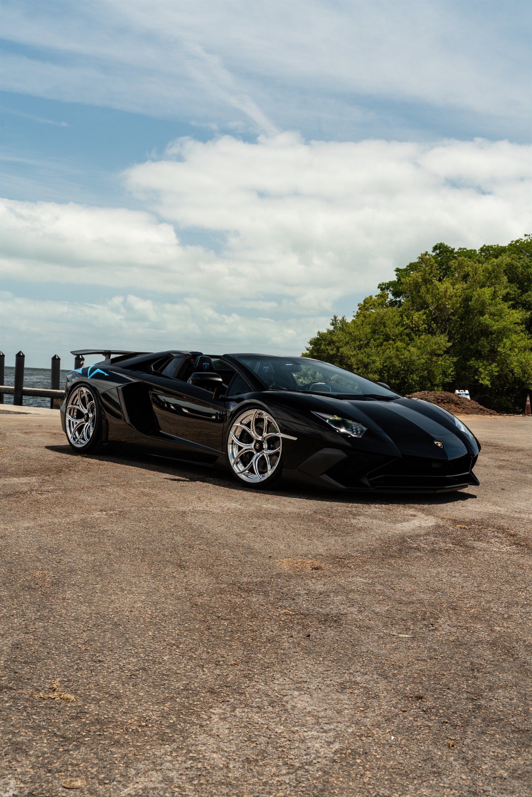 Lamborghini Aventador SV | Nero Noctis | on ANRKY S2-X0 | Polished Clear