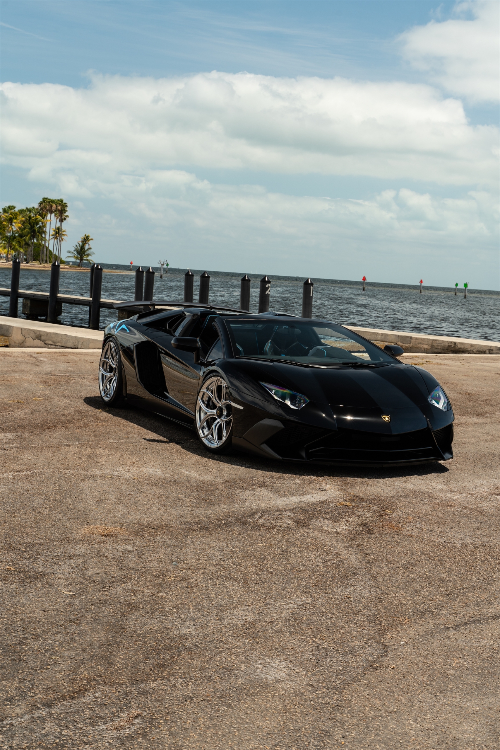 Lamborghini Aventador SV | Nero Noctis | on ANRKY S2-X0 | Polished Clear