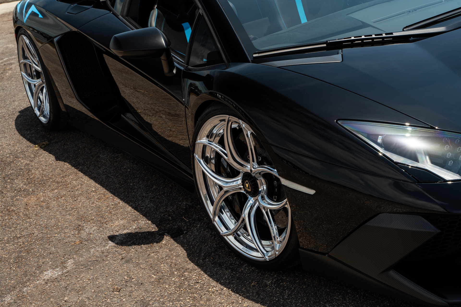 Lamborghini Aventador SV | Nero Noctis | on ANRKY S2-X0 | Polished Clear