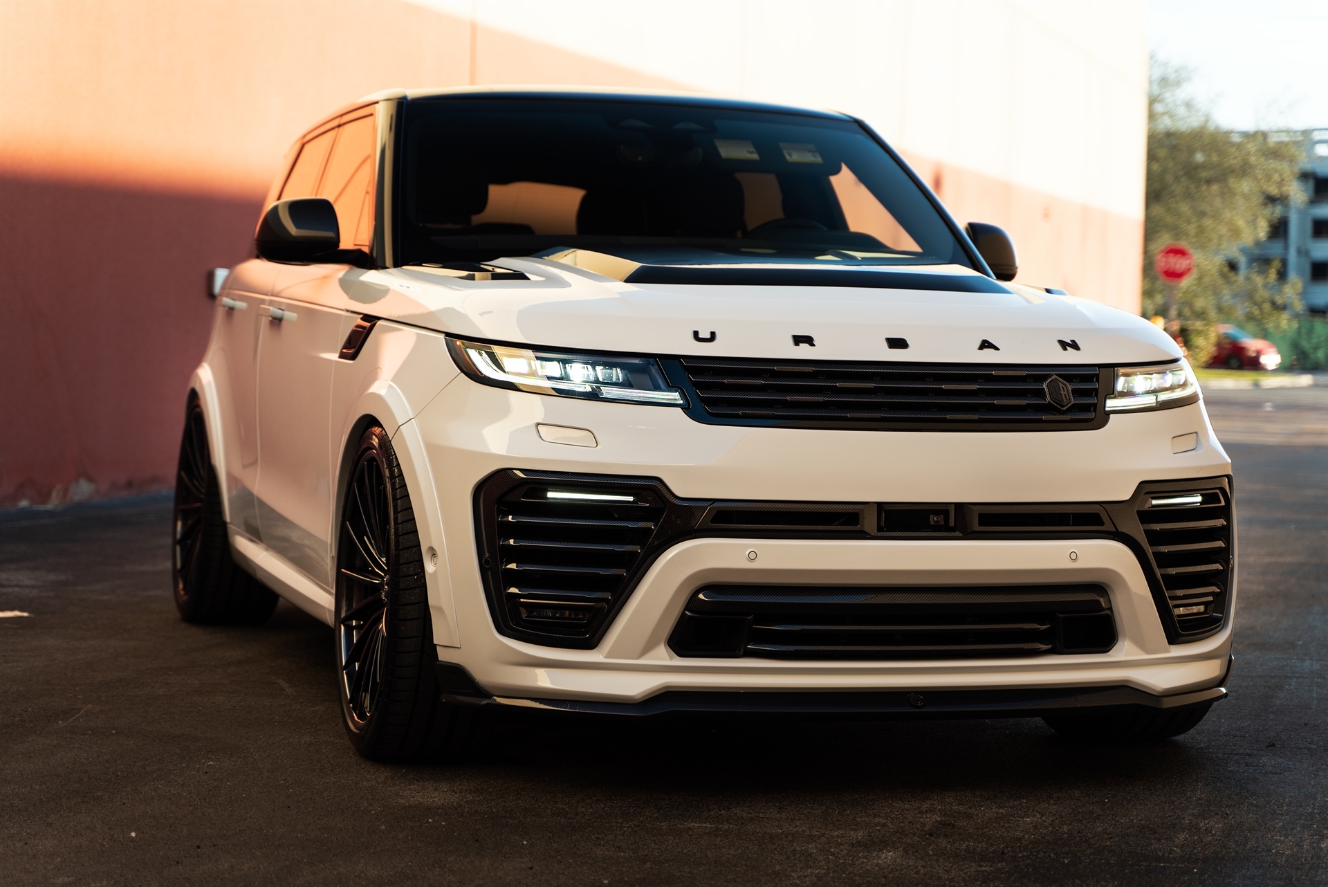 Land Rover Range Rover on Urban Auto Body Kit and 1886 Wheels