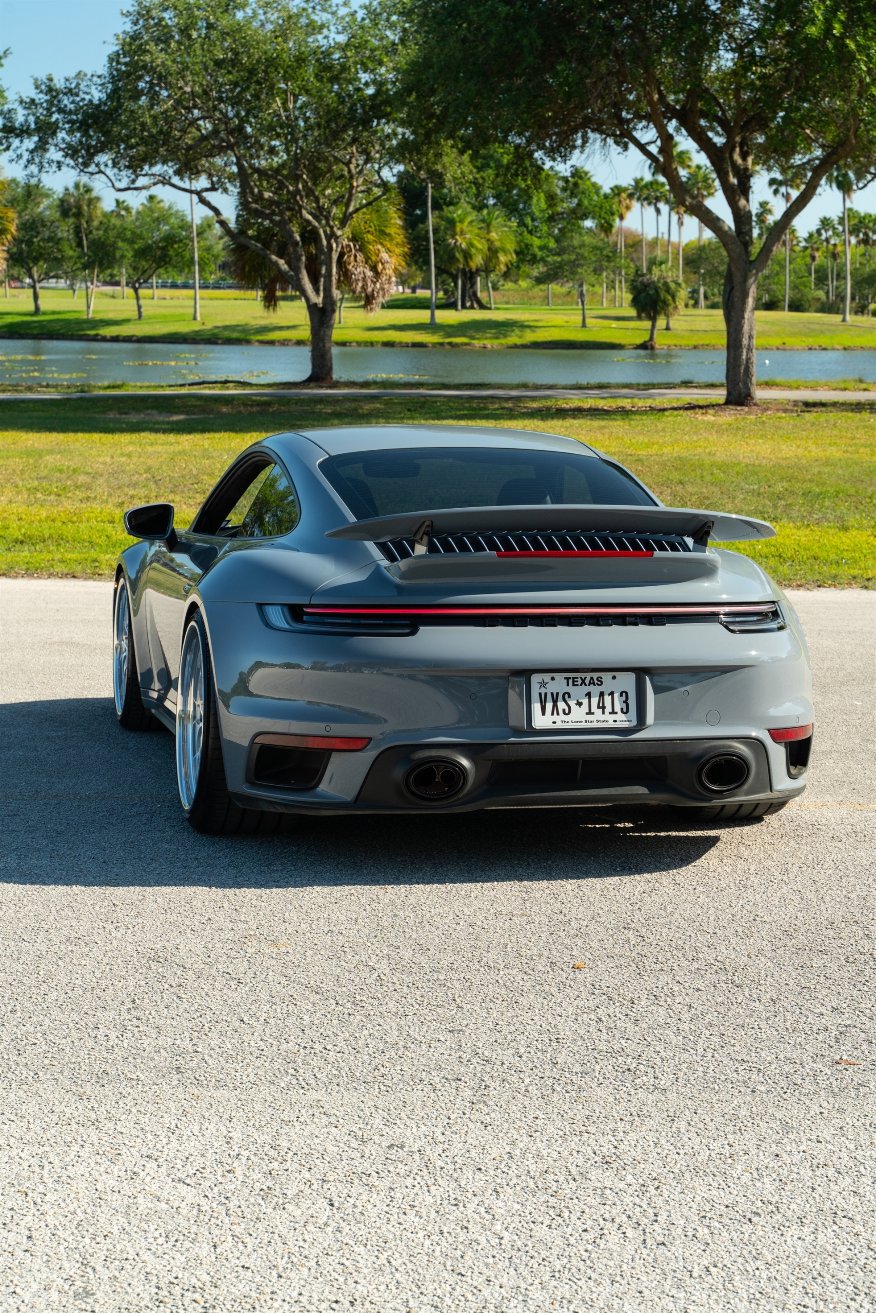 Porsche 992 Turbo S | Artic Gray | on HRE 520 FMR | Brushed Clear