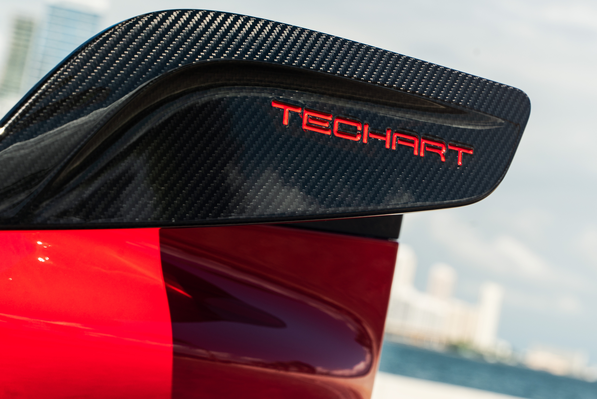 Techart Porsche 992 GT Street R America aerokit and Techart Wheels