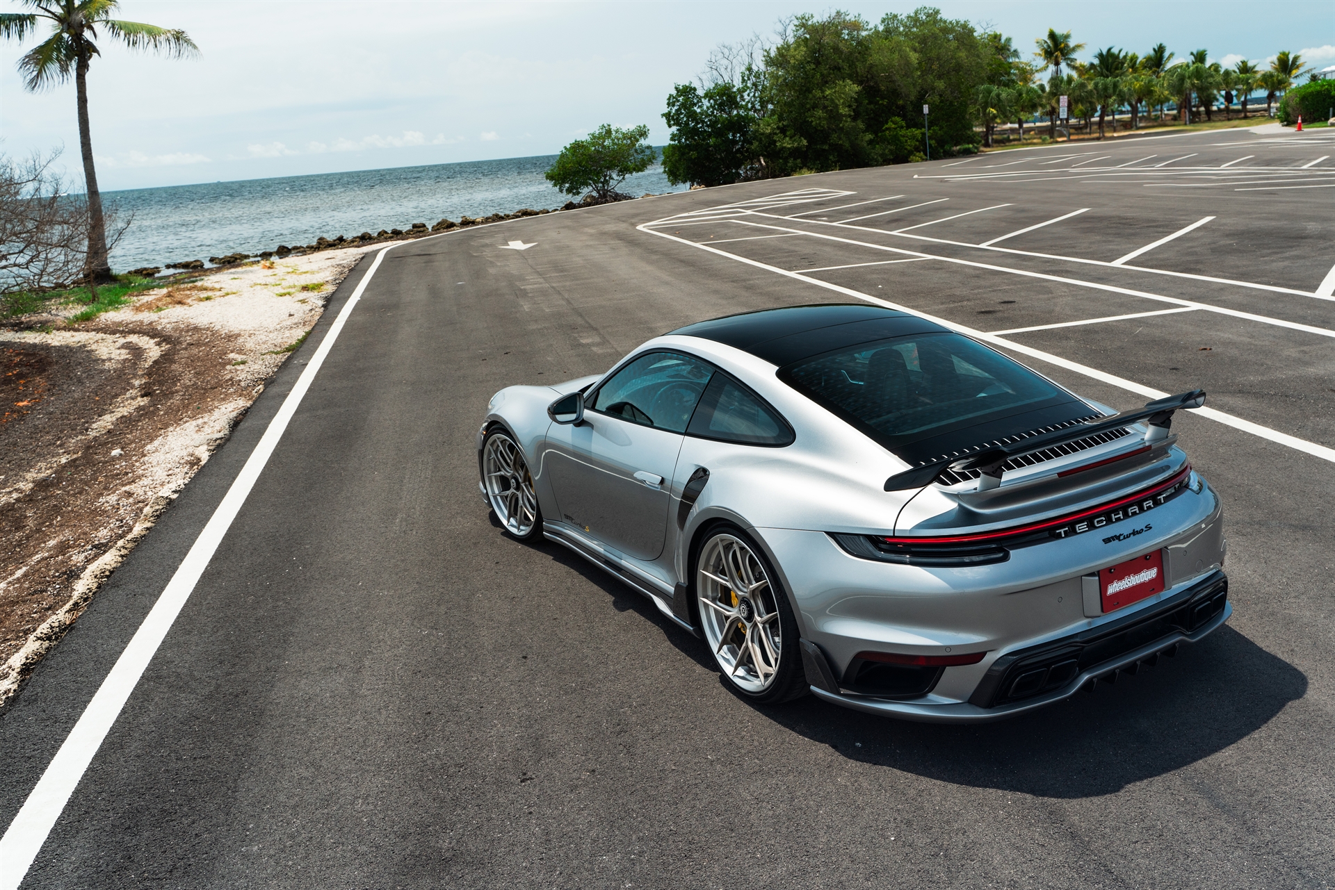 TECHART 992 Turbo S | GT Silver | on HRE S101SC | Satin White Gold