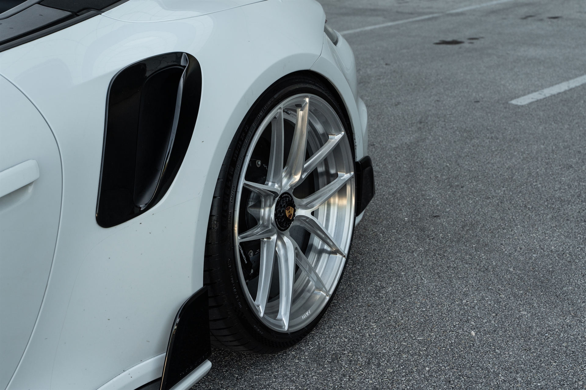 TECHART 992 Turbo S | Carrera White | on ANRKY XR-201 | Brushed Clear