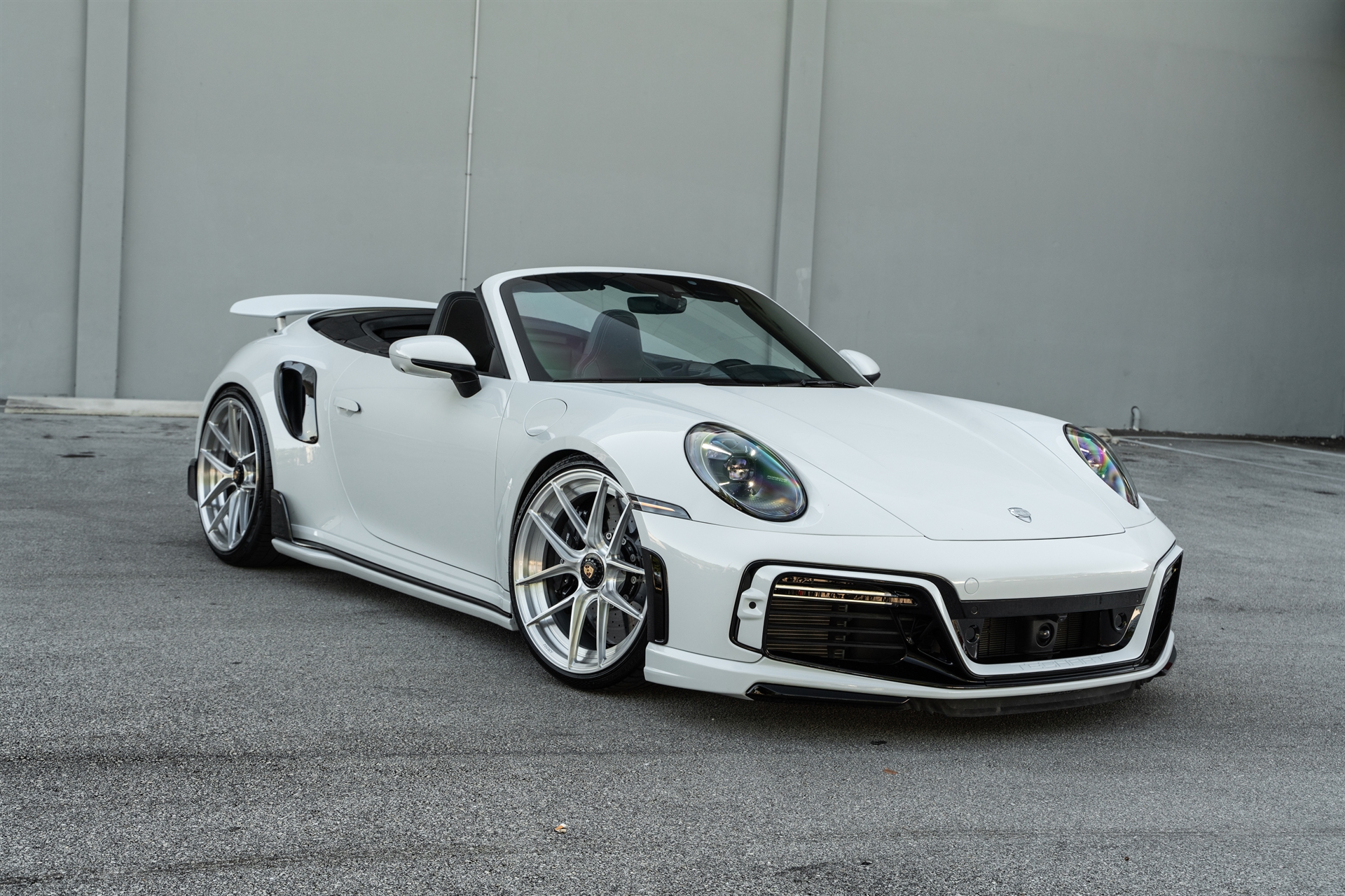TECHART 992 Turbo S | Carrera White | on ANRKY XR-201 | Brushed Clear