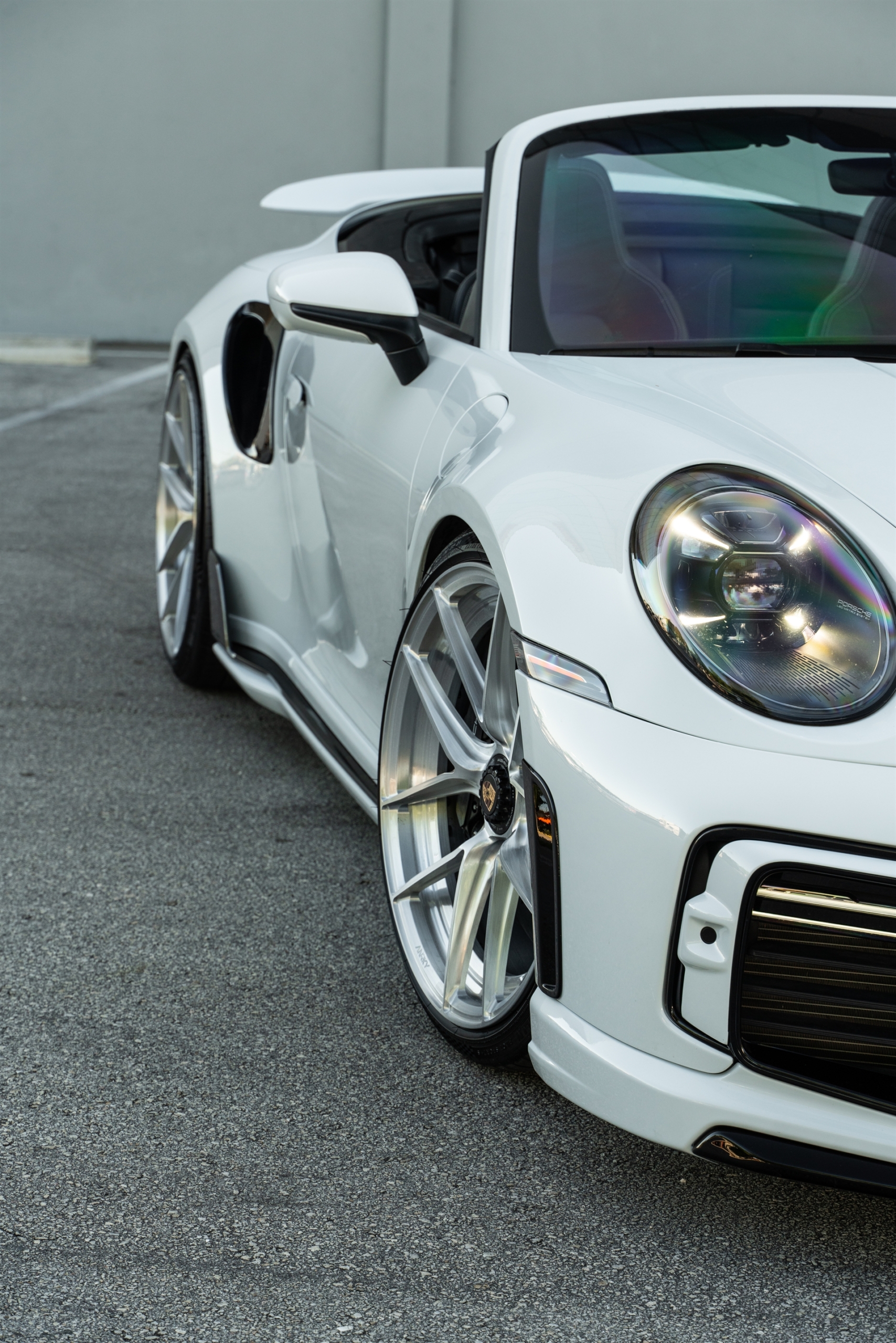 TECHART 992 Turbo S | Carrera White | on ANRKY XR-201 | Brushed Clear