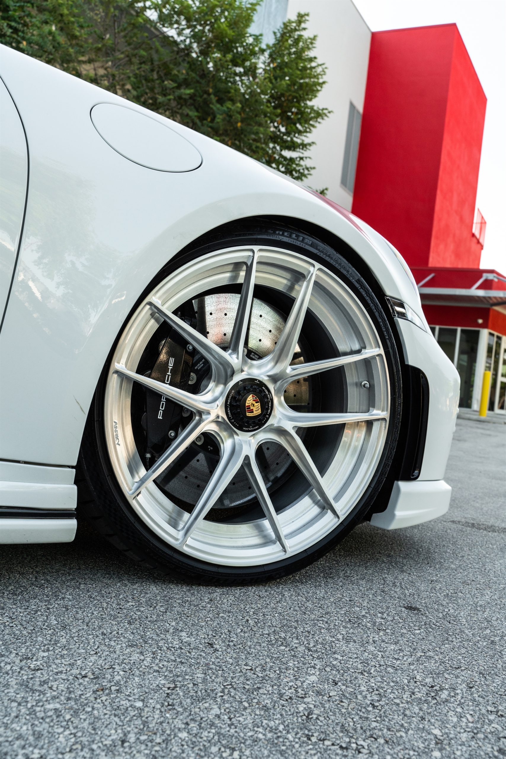 TECHART 992 Turbo S | Carrera White | on ANRKY XR-201 | Brushed Clear