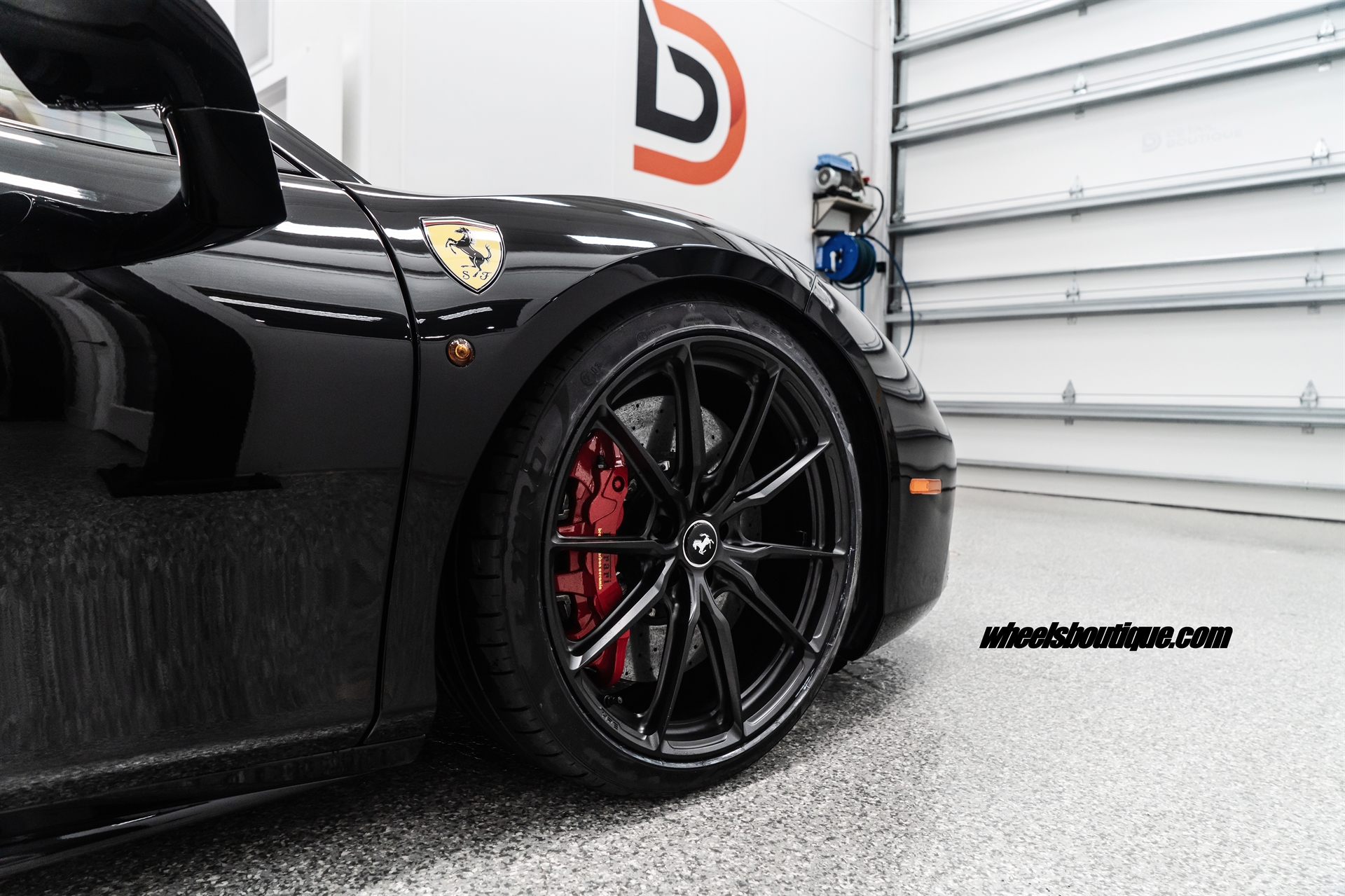 Ferrari 488 Spider | Nero | HRE P104SC | Satin Black