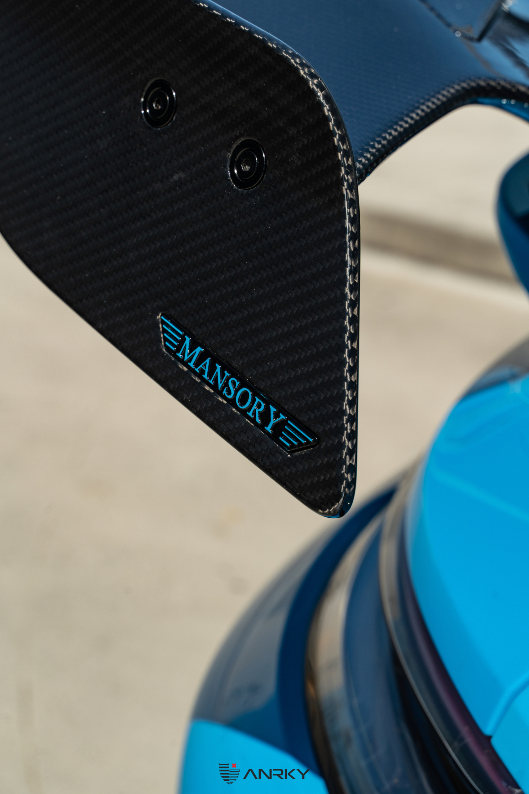 Mansory Porsche 992 | Rivera Blue | on ANRKY RS5.3 | Satin Mirror Polished Gold